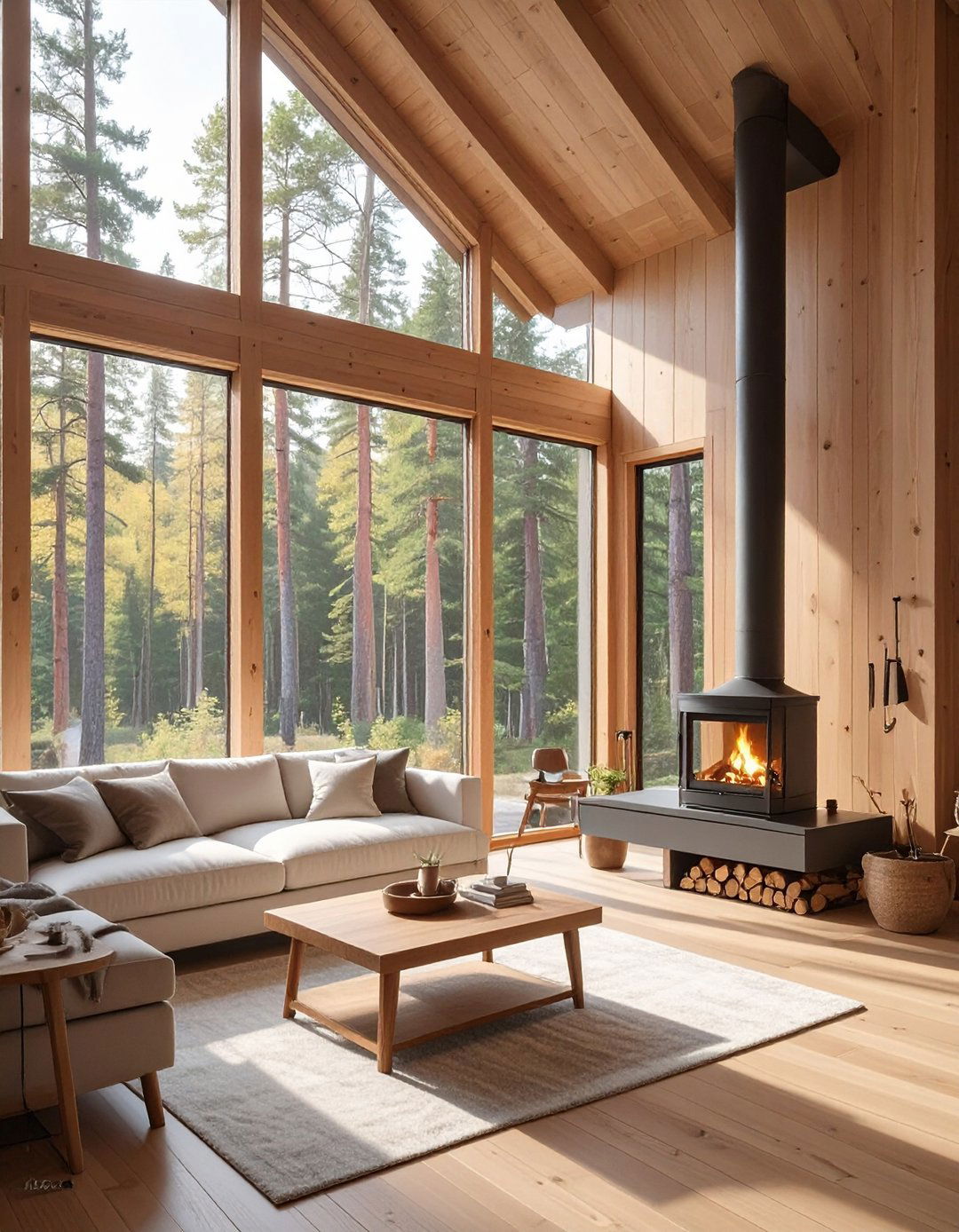 Minimalist Cabin in the Woods - 30 minimalist house design ideas