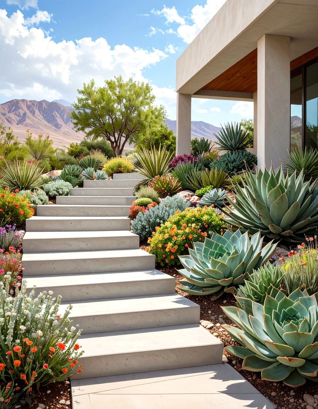 Minimalist Concrete Outdoor Deck Steps - 30 outdoor deck steps ideas