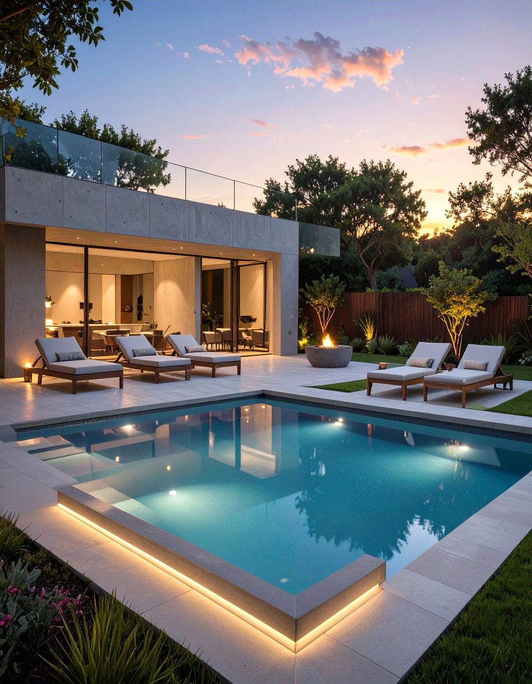 30 Modern AI Pool Landscaping Ideas for Your Home - We Love Home Blog