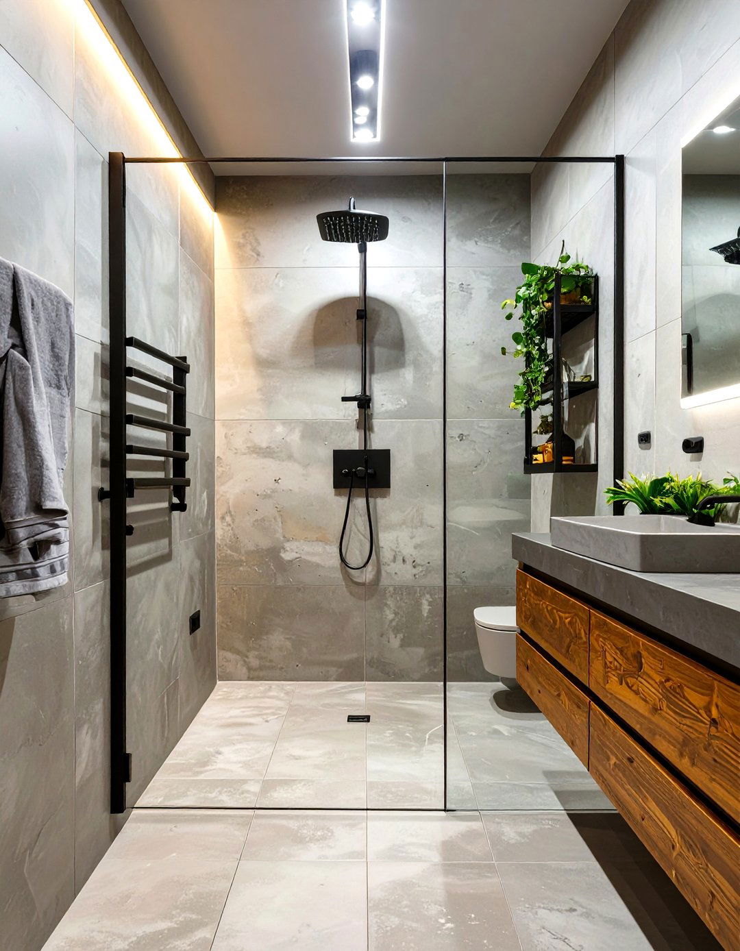 30 Small Doorless Walk In Shower Ideas for Modern Baths - We Love Home Blog