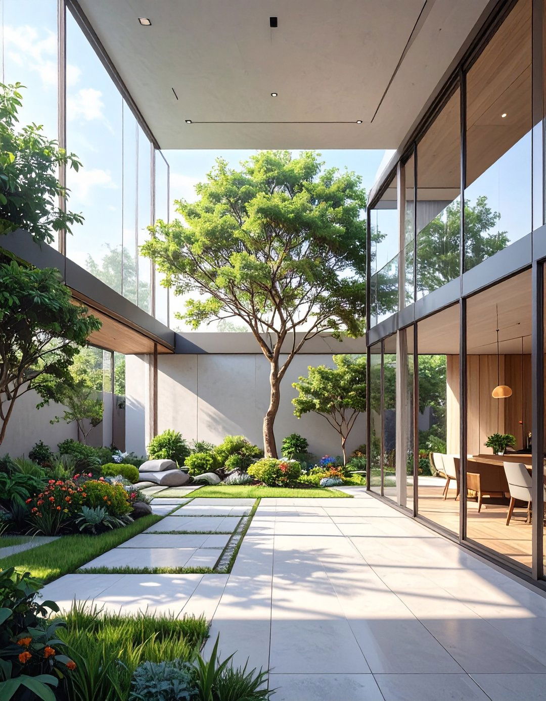 Minimalist Courtyard House - 30 minimalist house design ideas