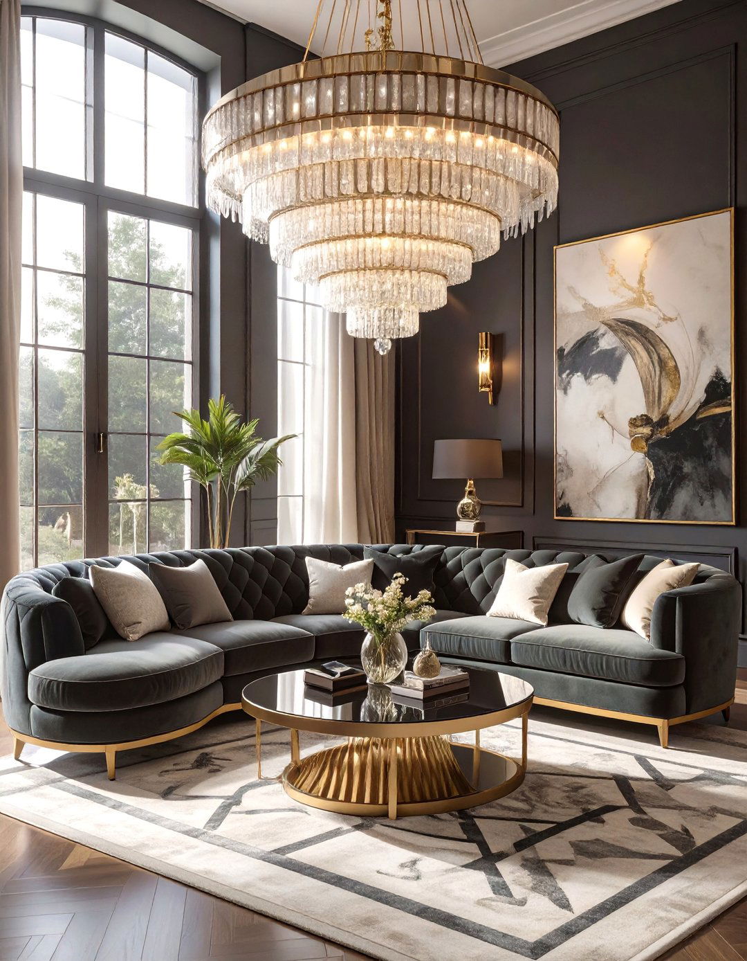 Minimalist Dark Living Room - 30 dark living room ideas