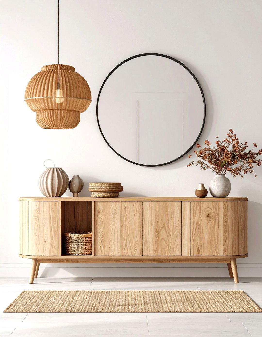 Minimalist Entryway Console Table - 30 foyer furniture ideas