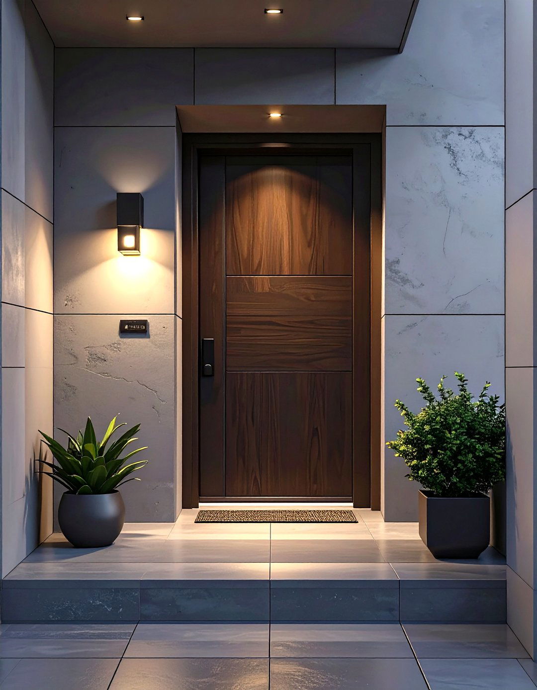 Minimalist Entryway Sconce - 30 modern outdoor lighting ideas for front of house