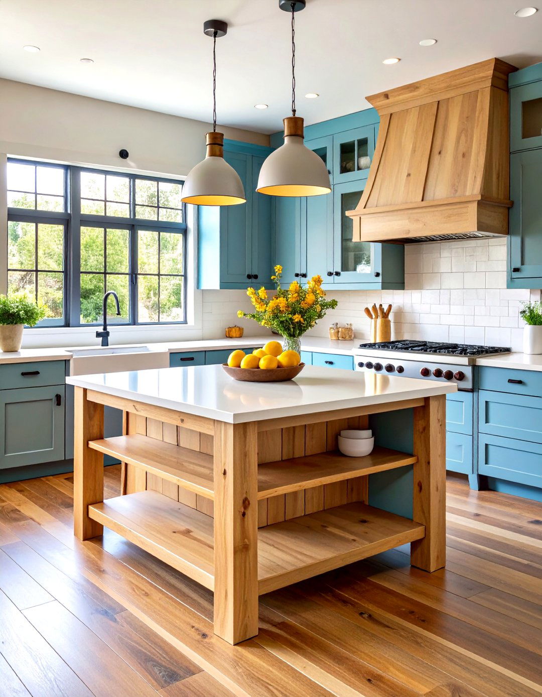 Minimalist Farmhouse Kitchen Island - 30 rustic farmhouse kitchen island ideas