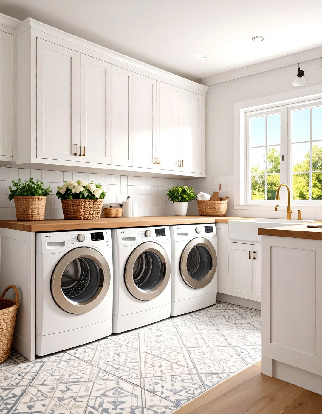 Minimalist Farmhouse Laundry Room - 30 farmhouse interior design ideas