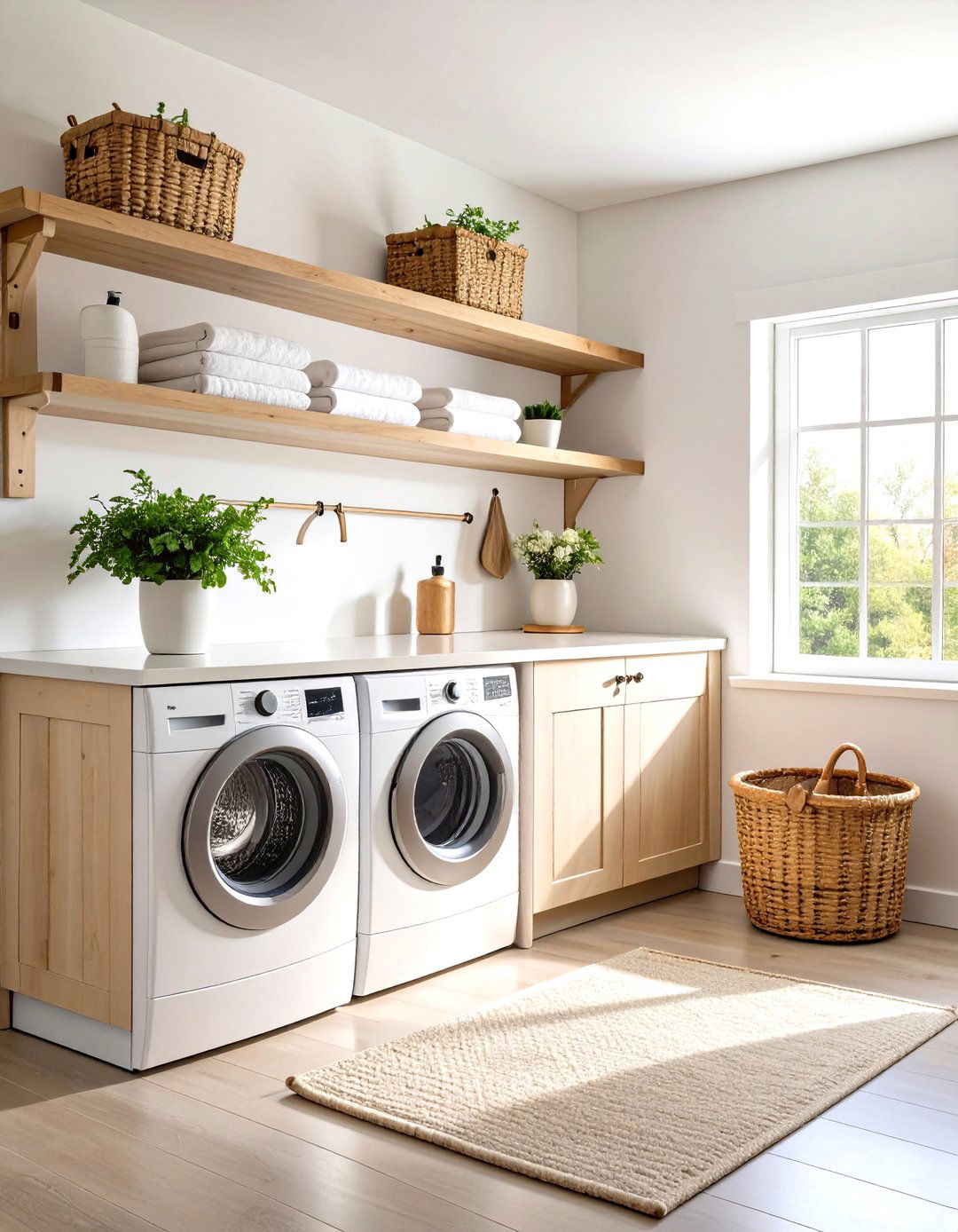 Minimalist Farmhouse Laundry Room - 30 farmhouse laundry room ideas