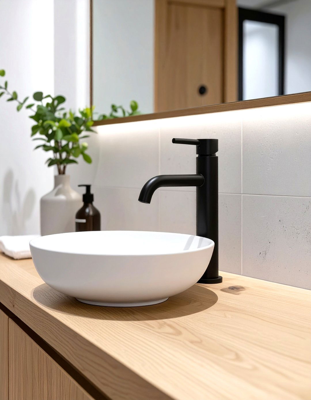 Minimalist Fixtures and Hardware - 30 japanese bathroom design ideas