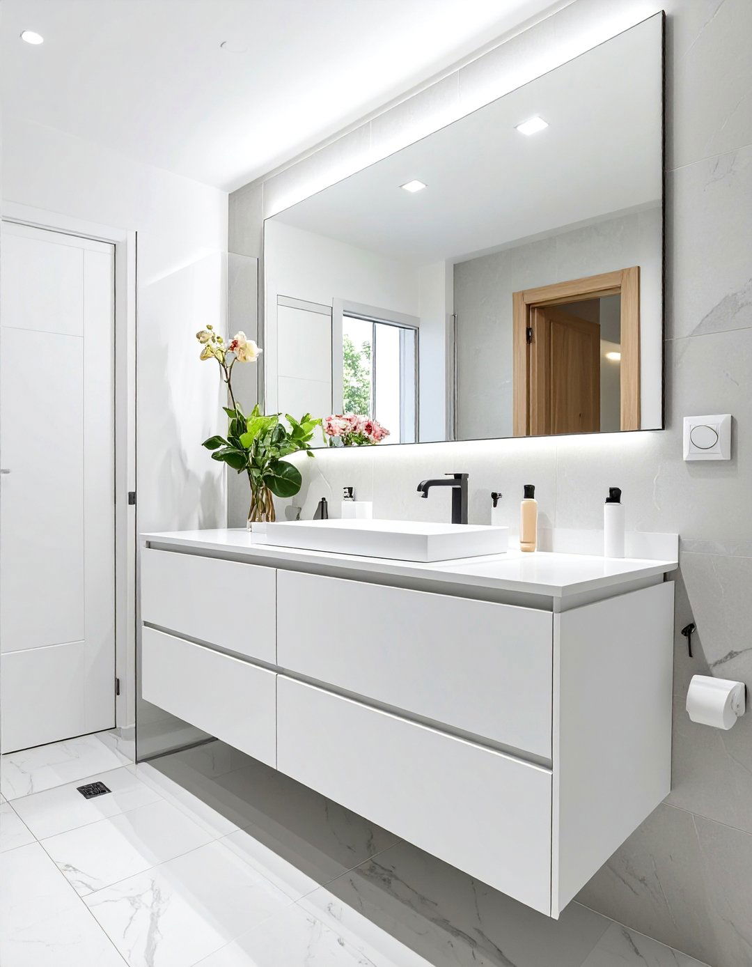 Minimalist Floating Vanity Bathroom - 30 bathroom furniture ideas