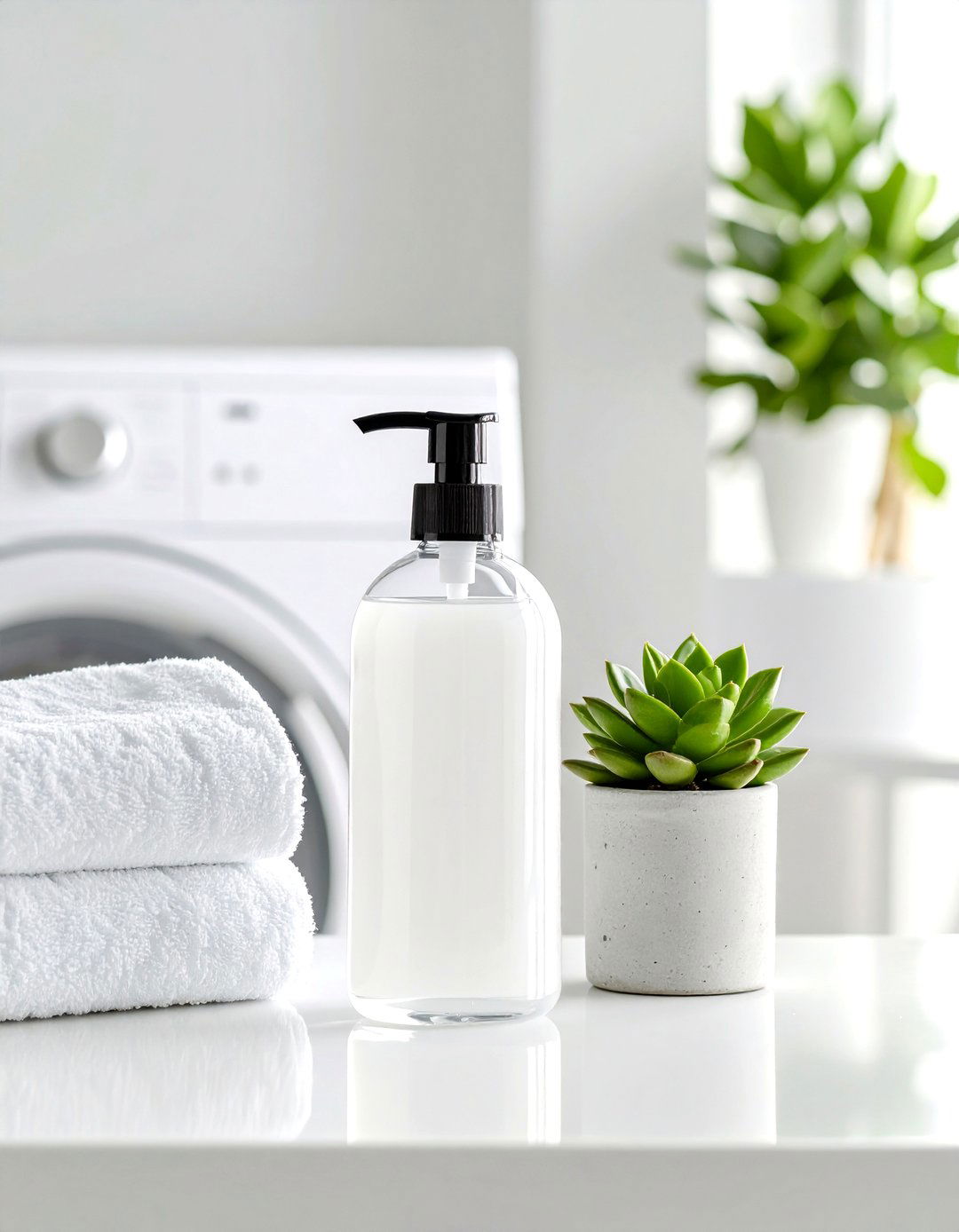 Minimalist Glass Bottle Dispenser - 30 liquid laundry detergent dispenser ideas