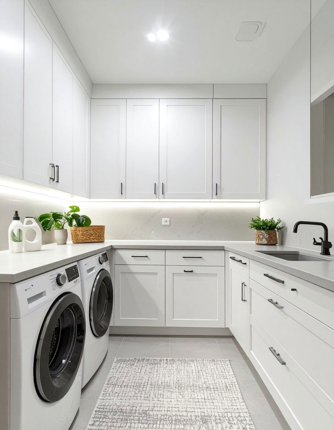Minimalist Laundry Room Sanctuary - 30 ai laundry room design ideas