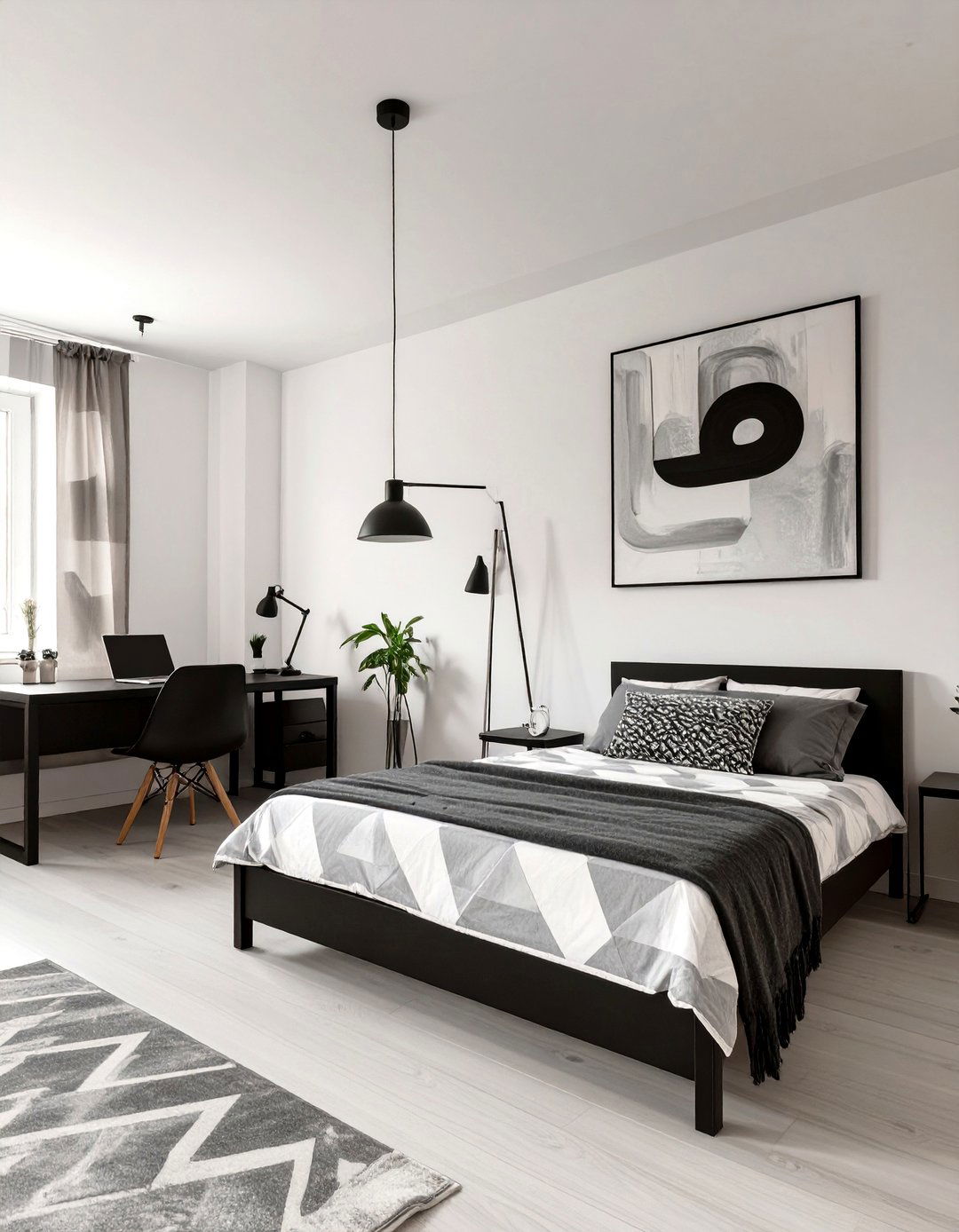 Minimalist Monochrome Dorm Decor - 30 dorm decor ideas