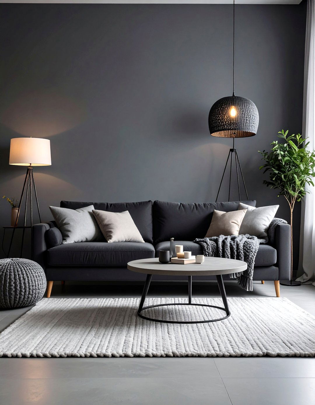 Minimalist Monochrome Grays - 30 interior design color palette ideas