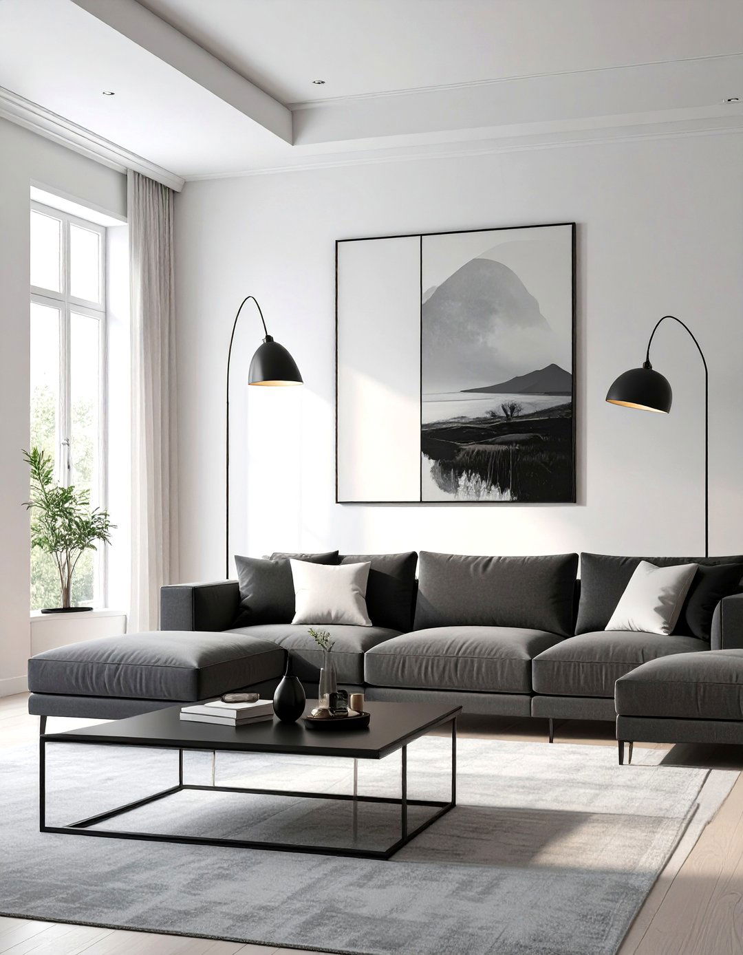 Minimalist Monochrome Harmony - 30 harmony interior design ideas