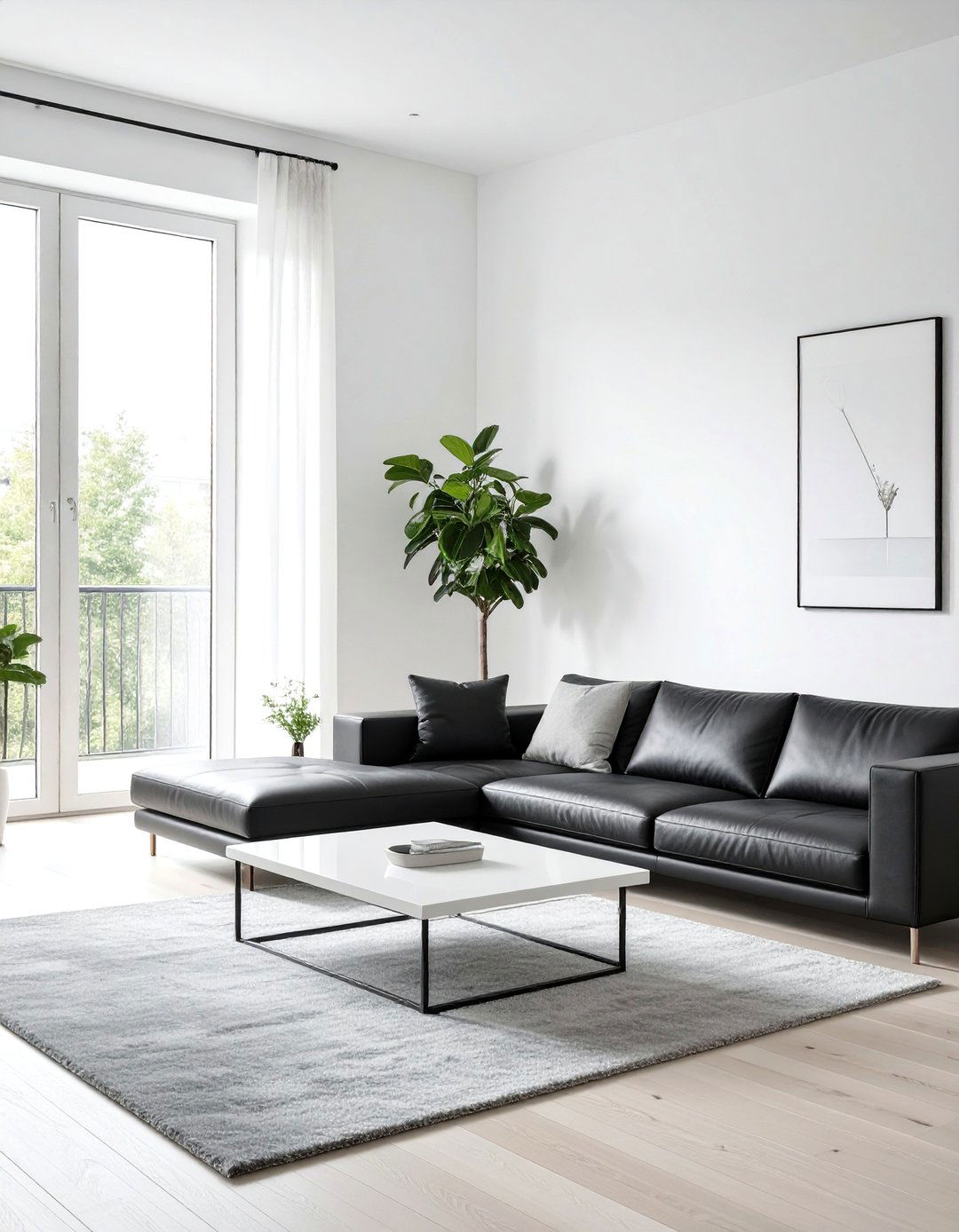 Minimalist Monochrome Living Room Design - 30 interior design software free ideas