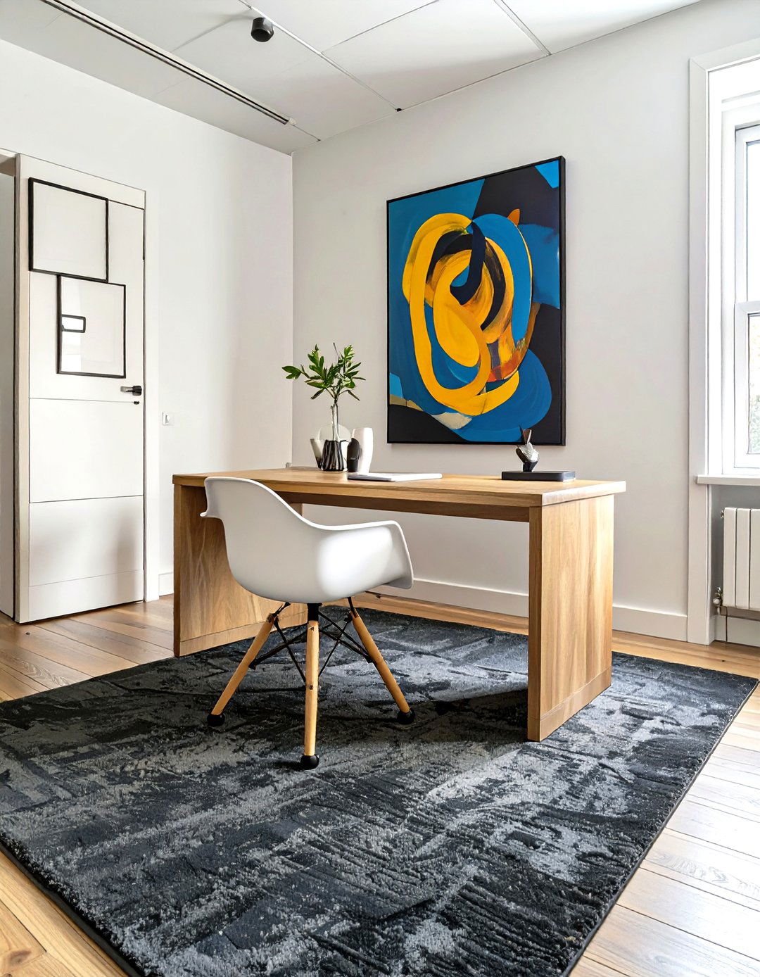 Minimalist Office Rug - 30 office rug ideas