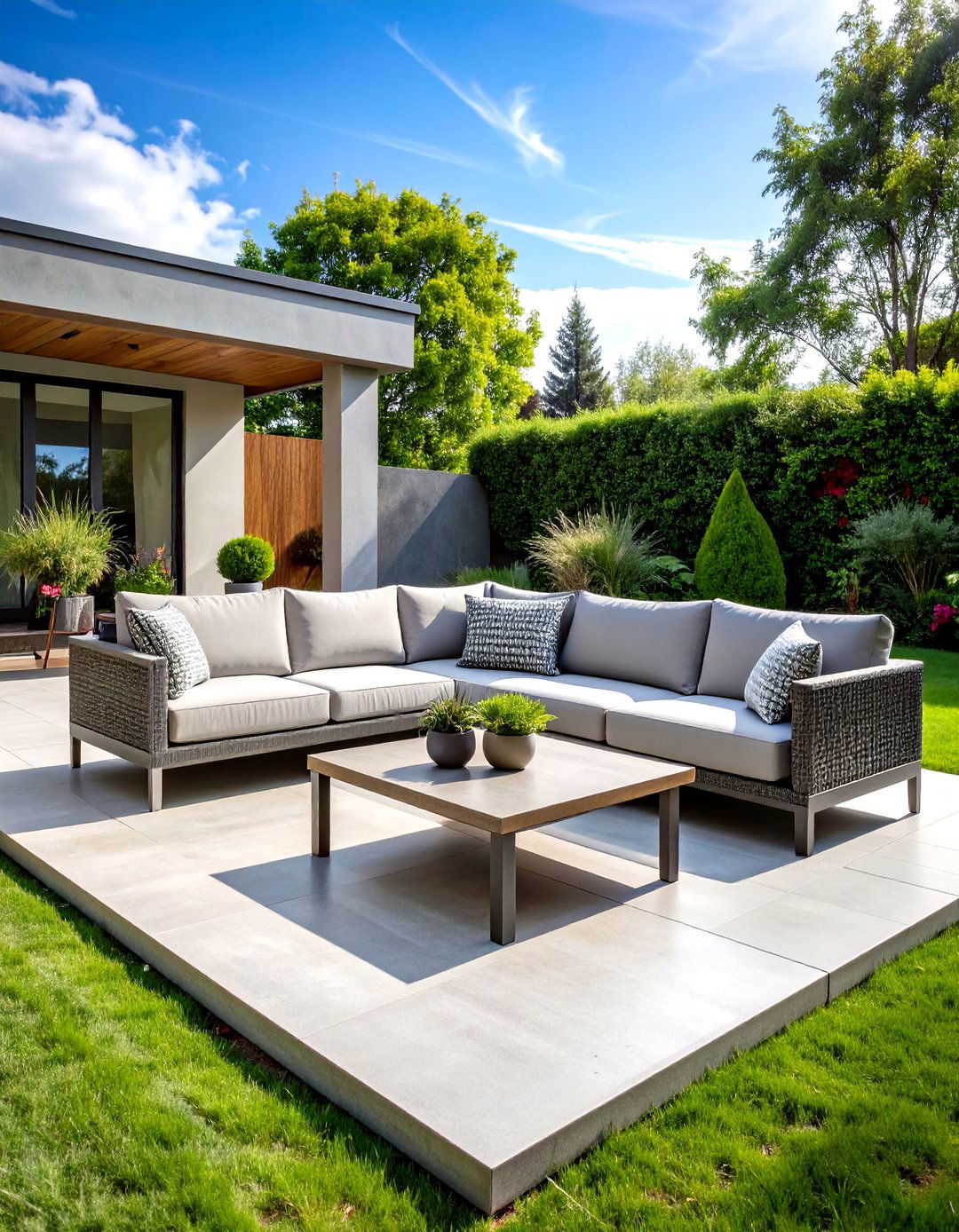 Minimalist Rectangular Patio Layout - 30 patio layout ideas rectangle