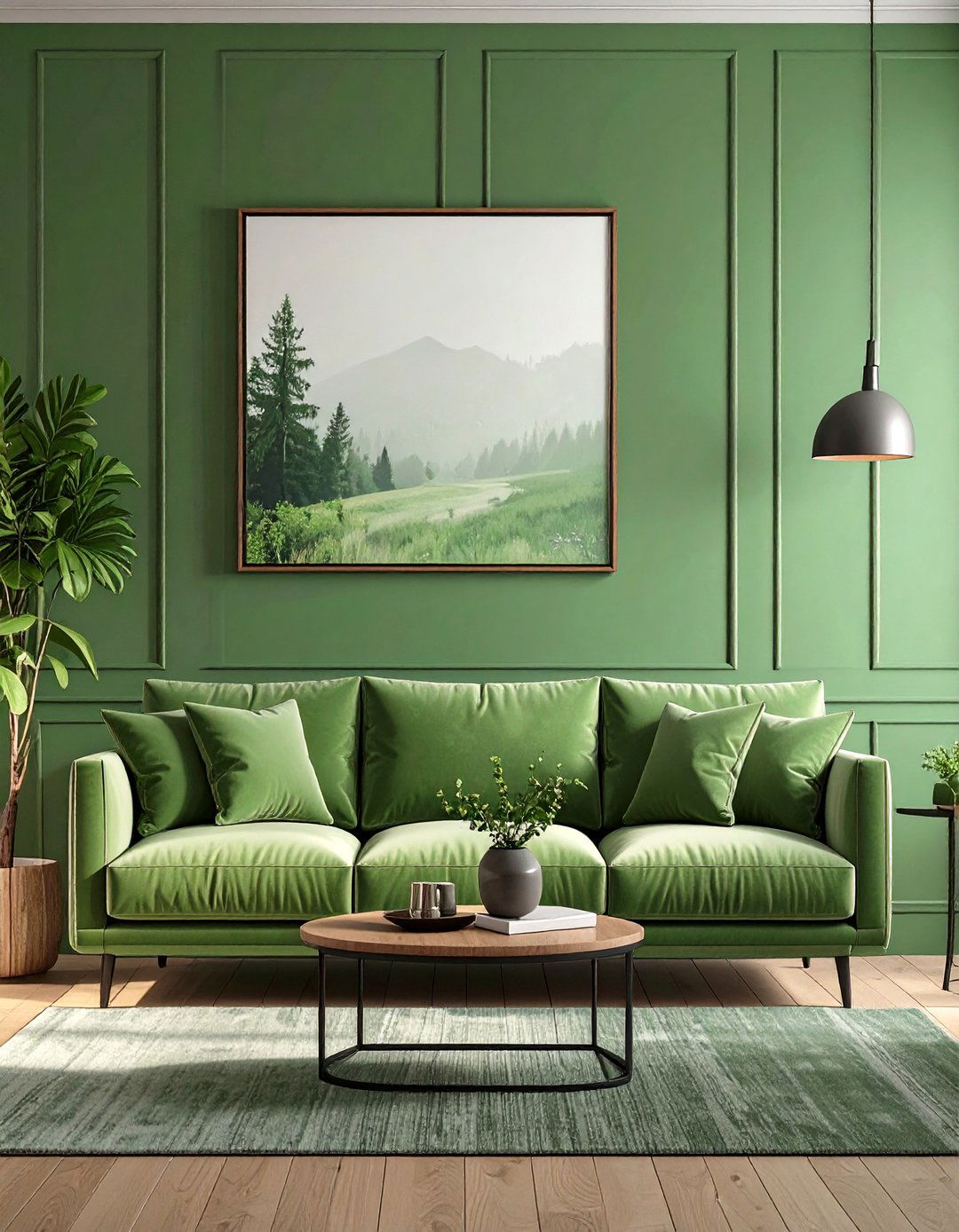 Minimalist Sage Green Living Room - 30 sage green living room ideas