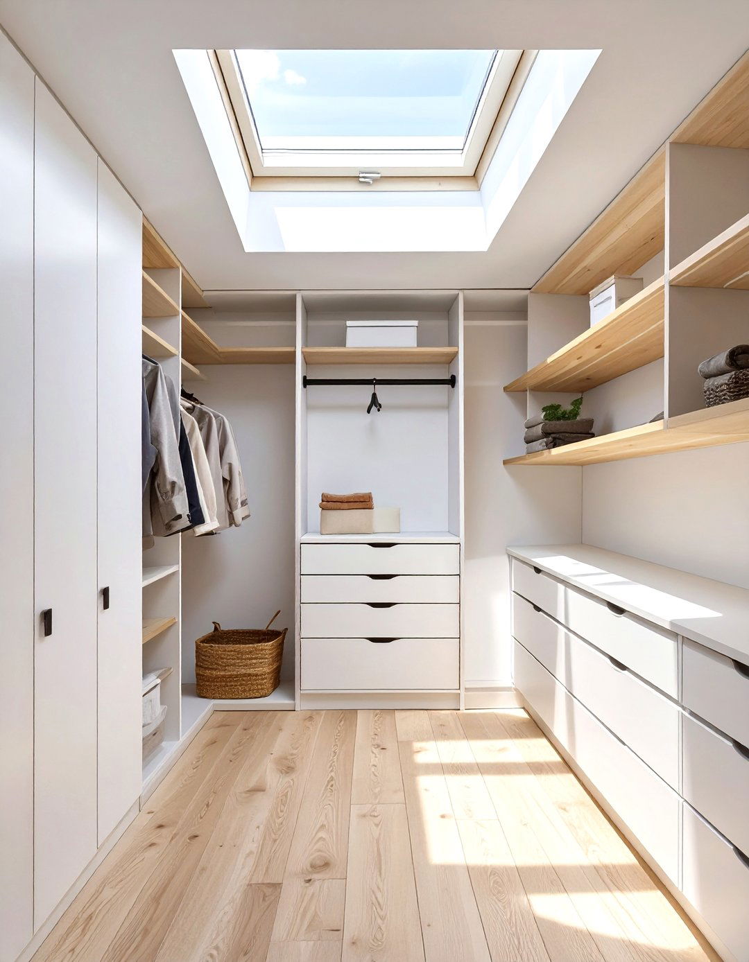 Minimalist Scandinavian Attic Retreat - 30 attic closet ideas