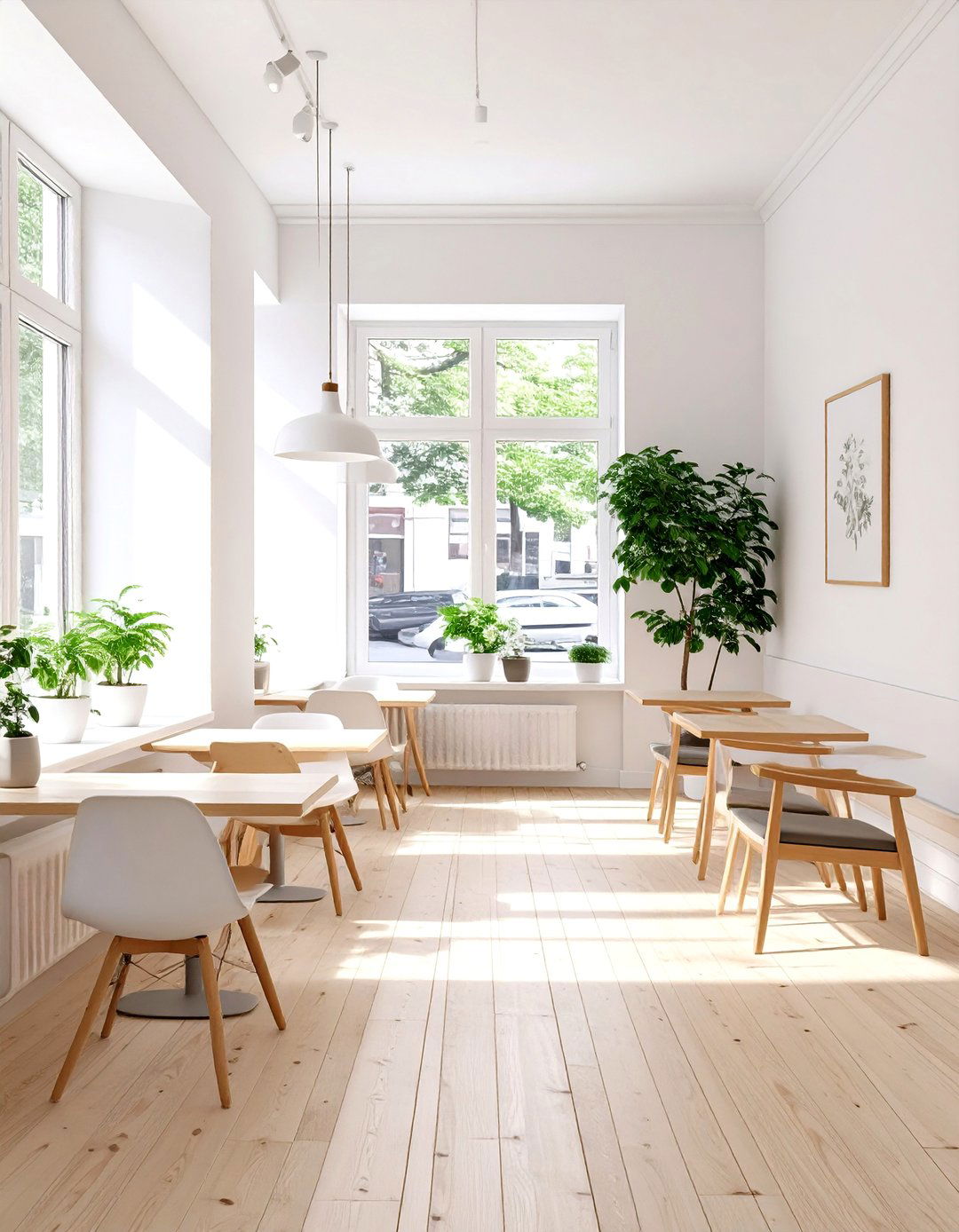 Minimalist Scandinavian Cafe - 30 cafe interior design ideas
