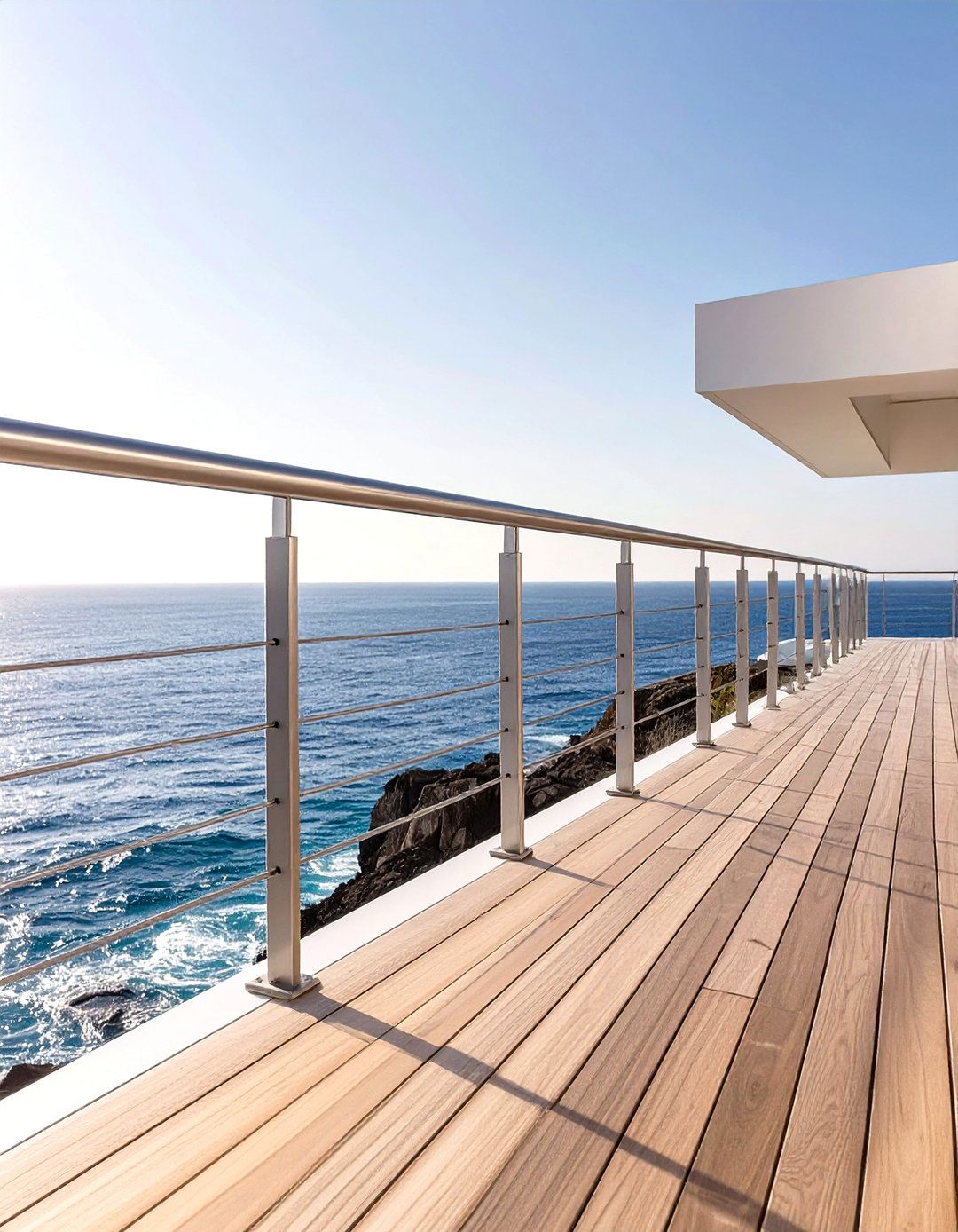 30 Horizontal Deck Railing Ideas for a Modern Look - We Love Home Blog