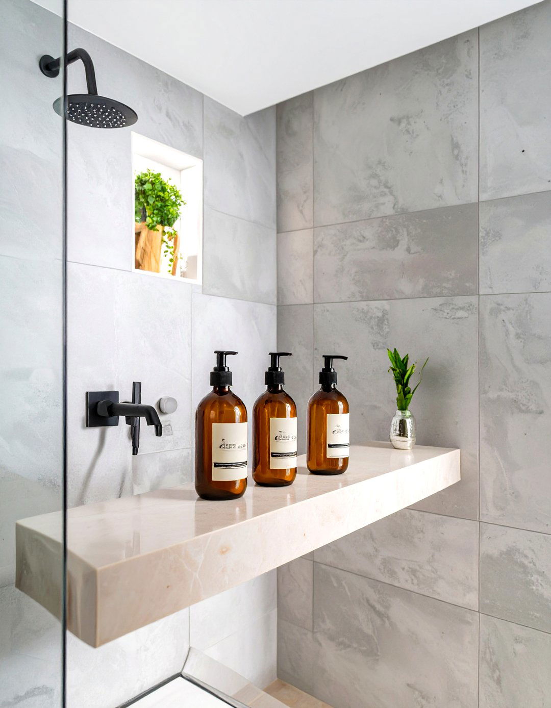 Shower Riser Shelf 30 Shower Shelf Ideas for a More Functional Bath - We Love Home Blog
