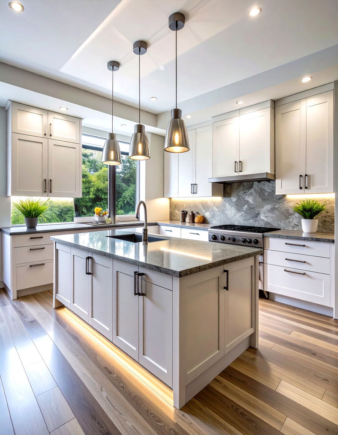 Minimalist Tubular Bar Pulls - 30 kitchen cabinet hardware ideas