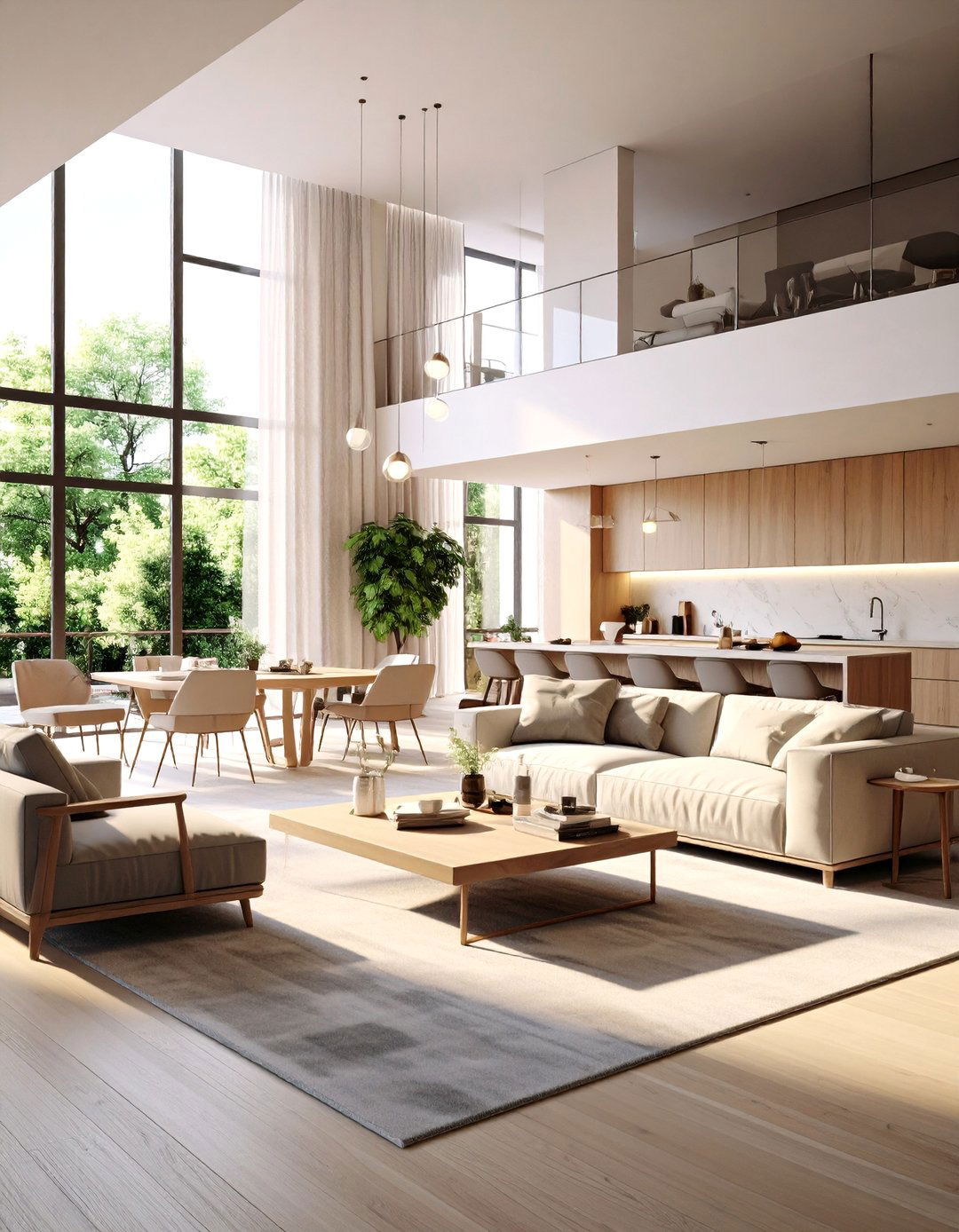 Minimalist Urban Apartment - 30 3d rendering interior design ideas