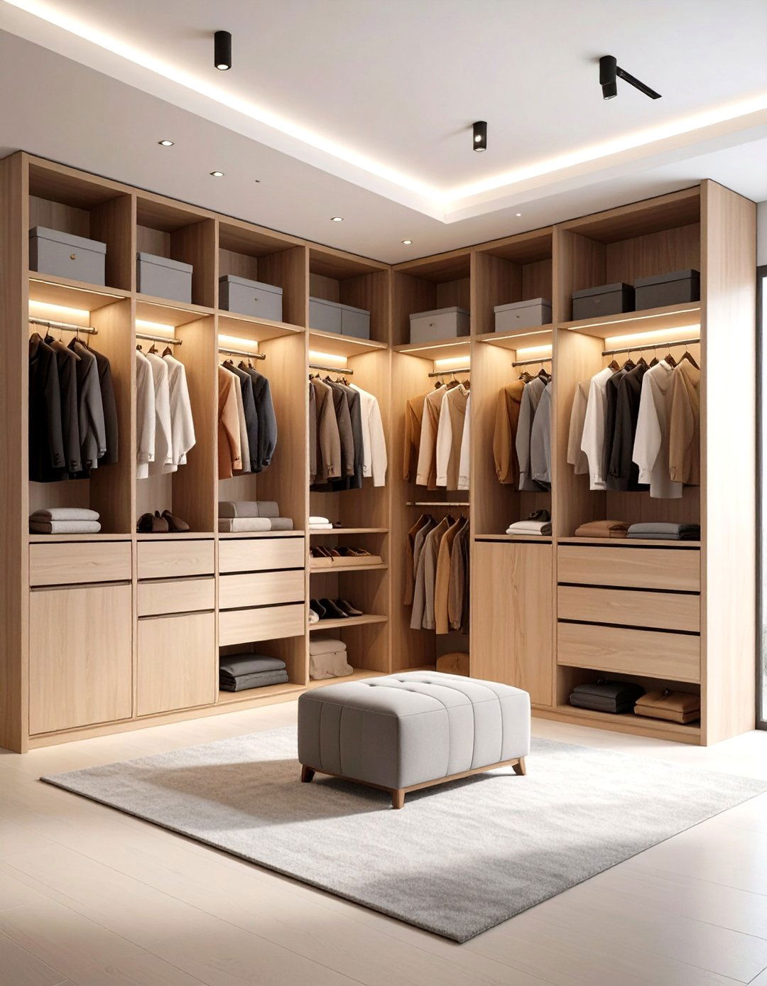 Minimalist Walk In Closet - 30 design a closet ideas
