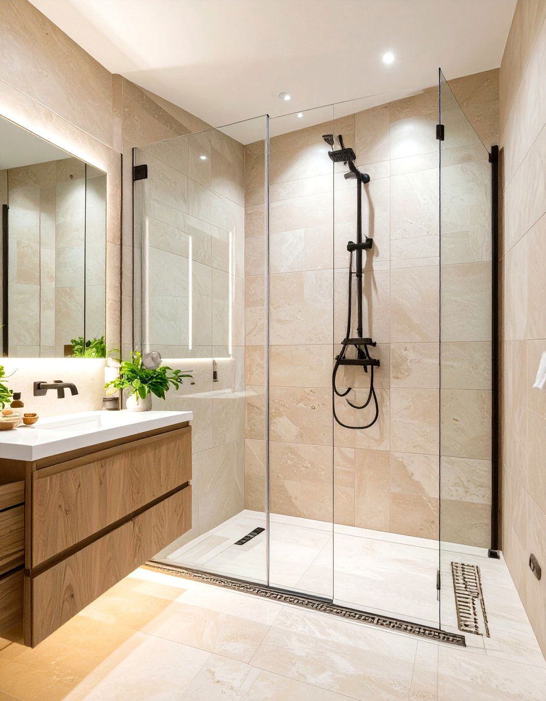 Minimalist Walk In Shower Tile - 30 master bathroom walk in shower tile ideas