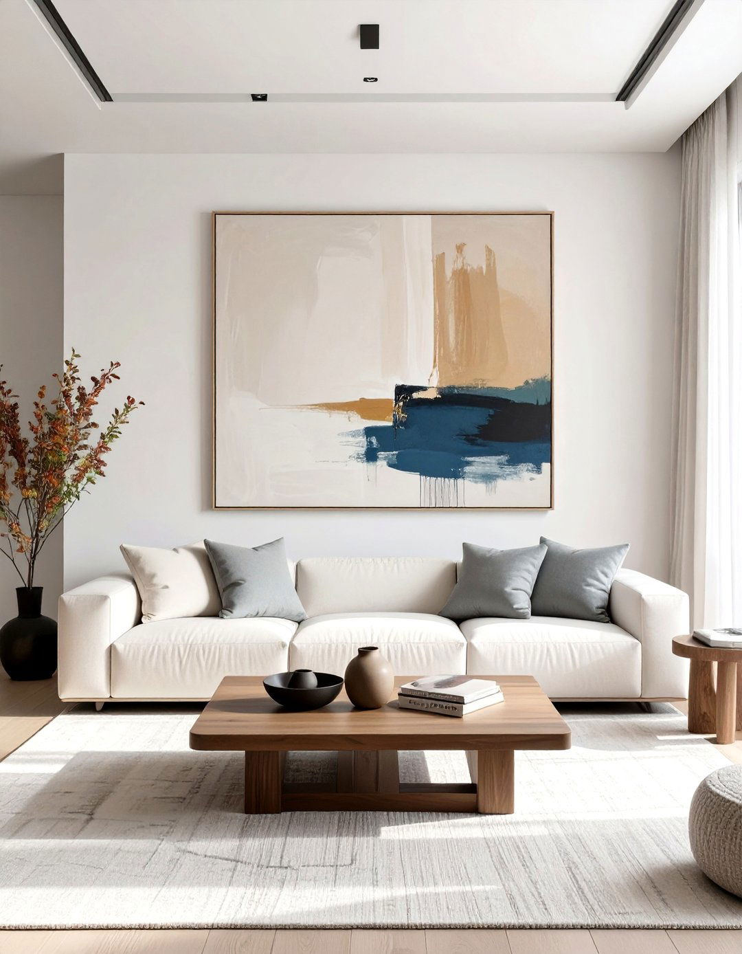 Minimalist Wall Art - 30 zen interior design ideas