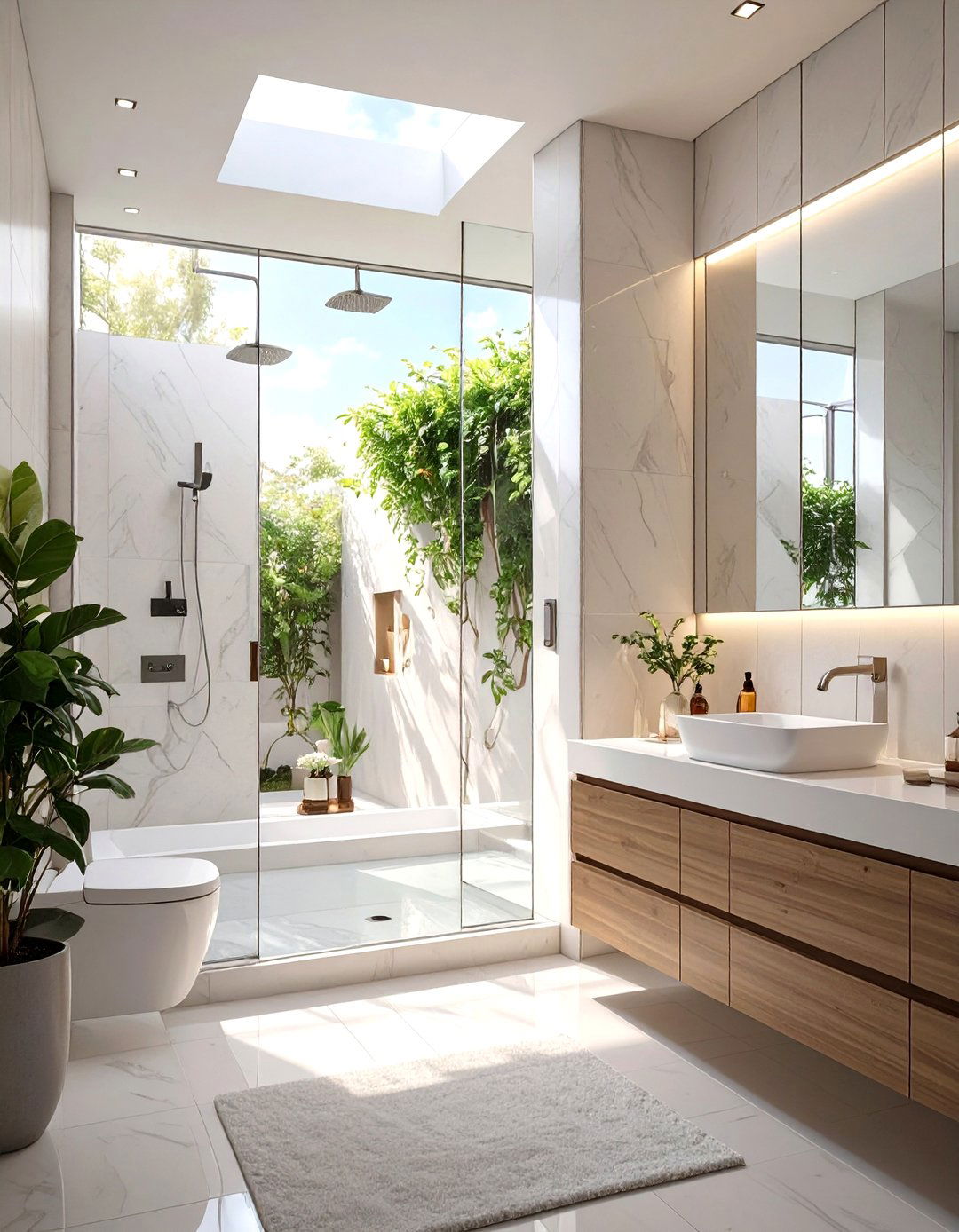 30 Modern Wet Room Bathroom Ideas for a Luxury Home