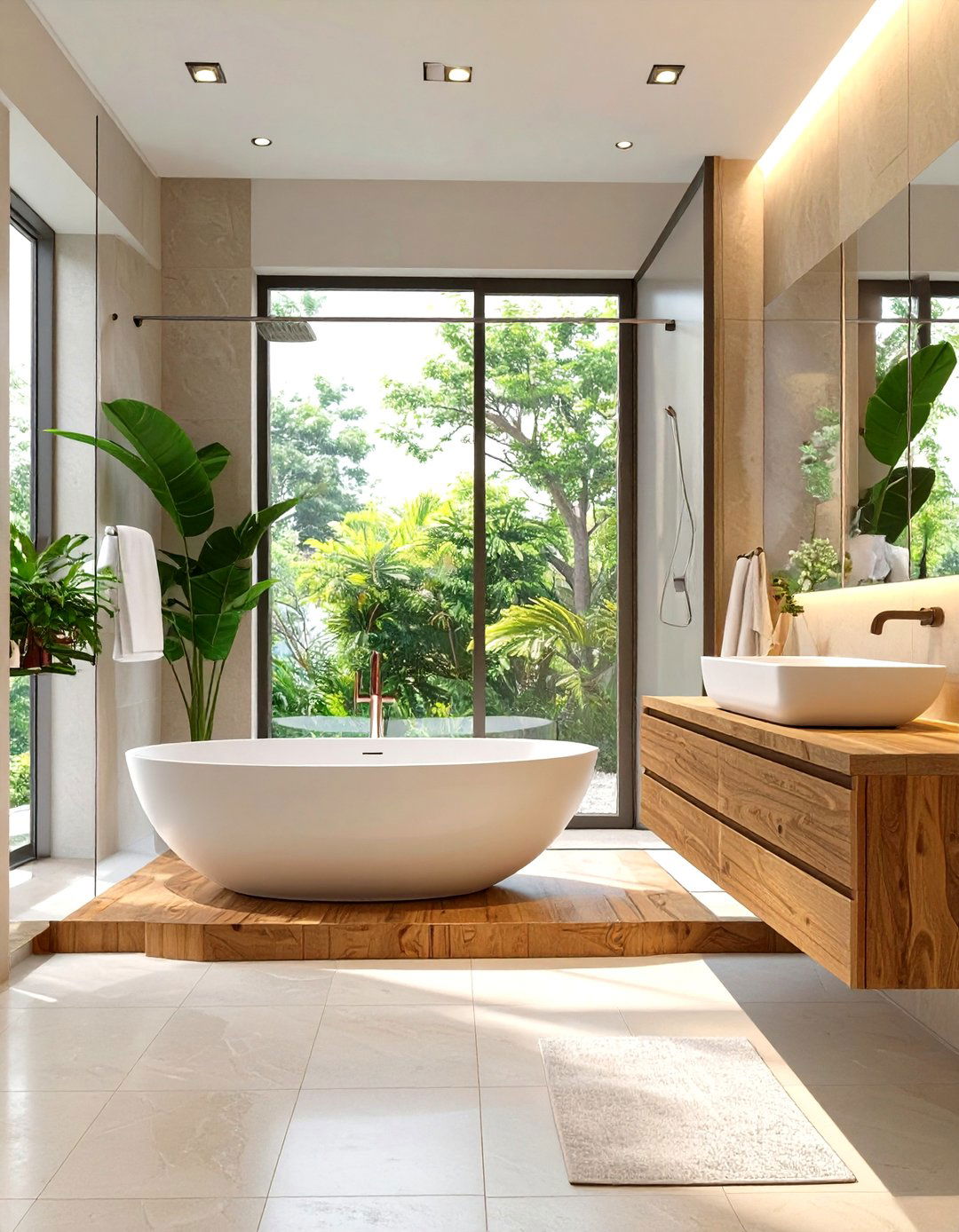 Minimalist Zen Bathroom - 30 interior design simulator ideas
