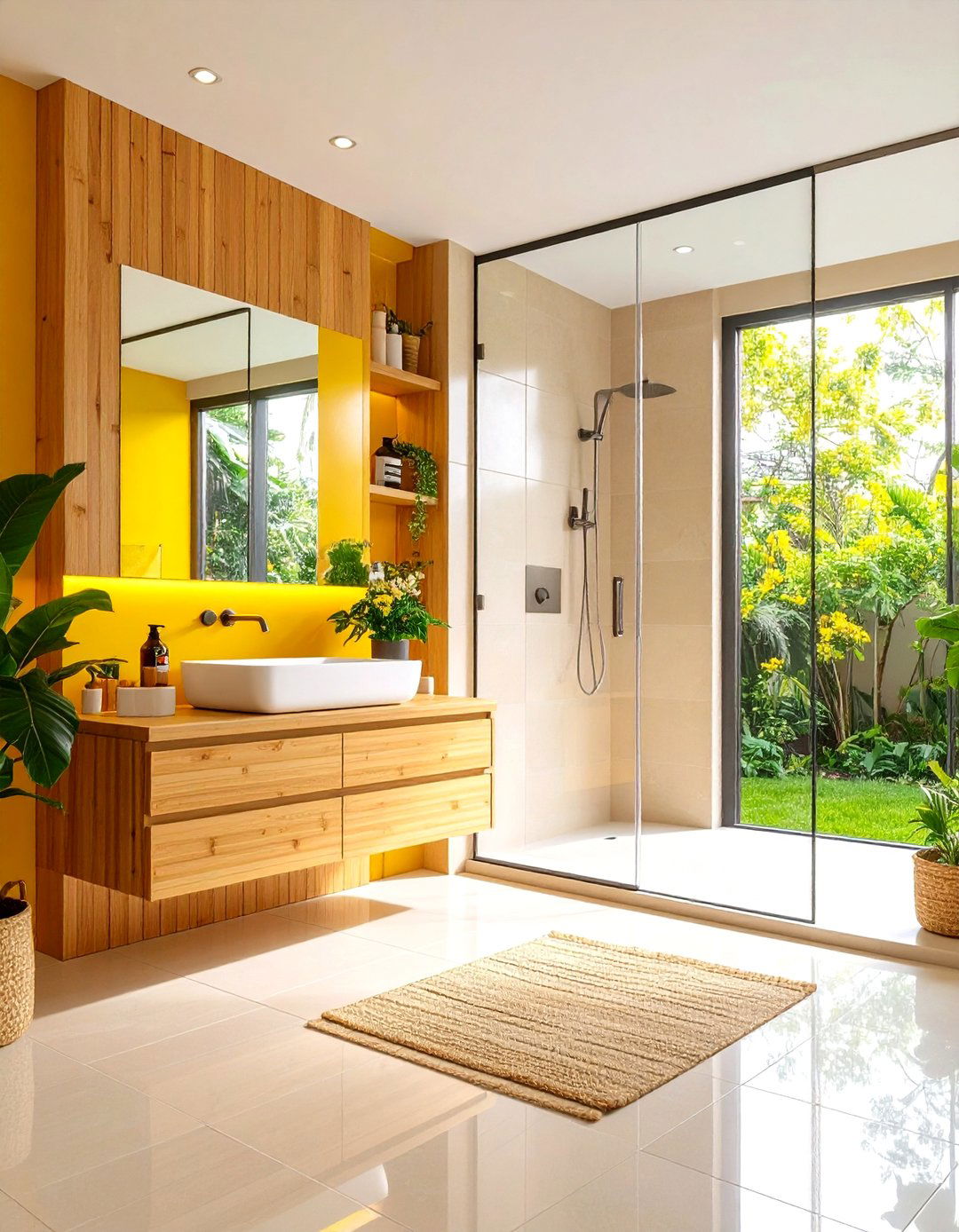 Minimalist Zen Bathroom Retreat - 30 5x8 bathroom remodel ideas