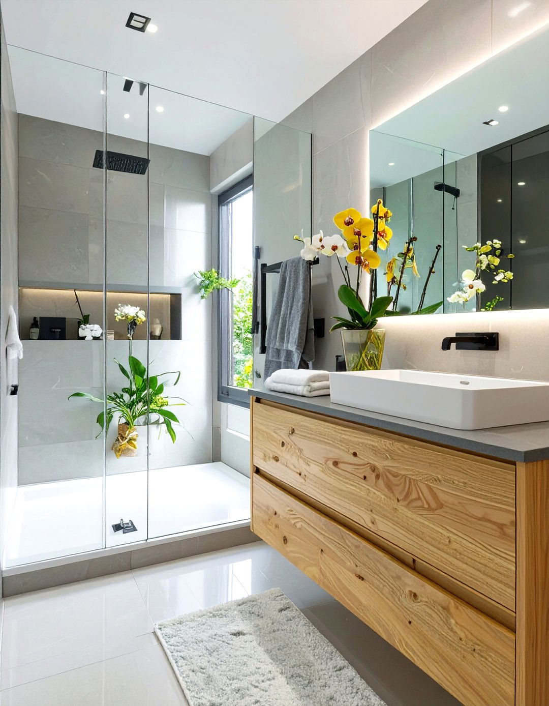 Minimalist Zen Bathroom Sanctuary - 30 bathroom theme ideas