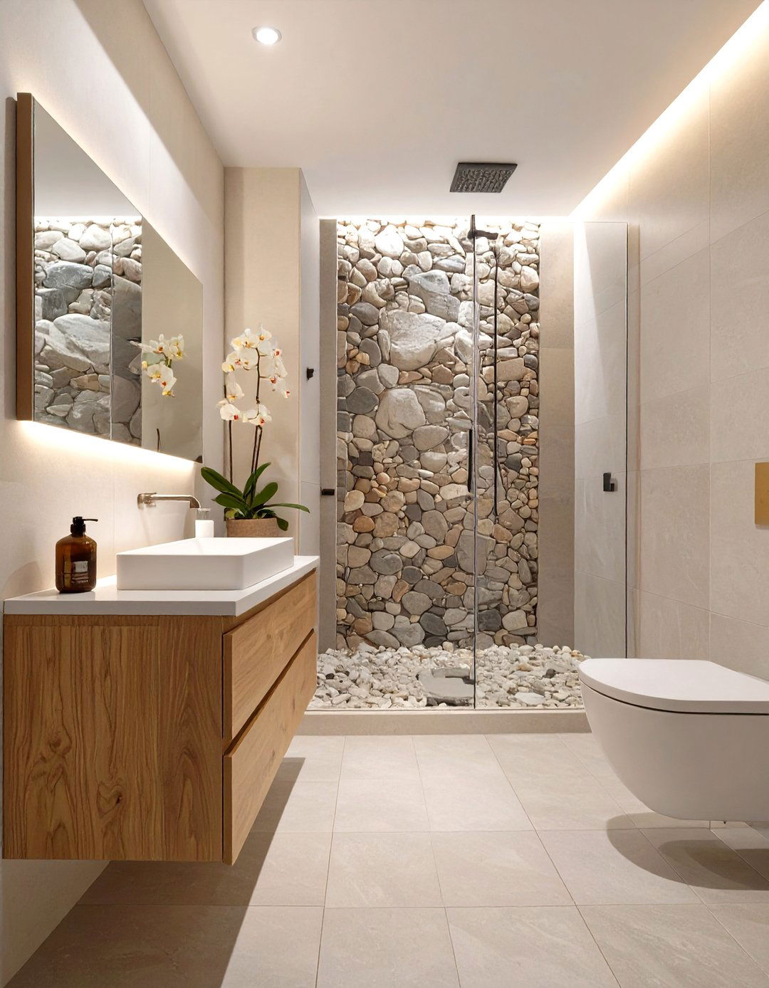 Minimalist Zen Bathroom Sanctuary - 30 bathroom upgrade ideas