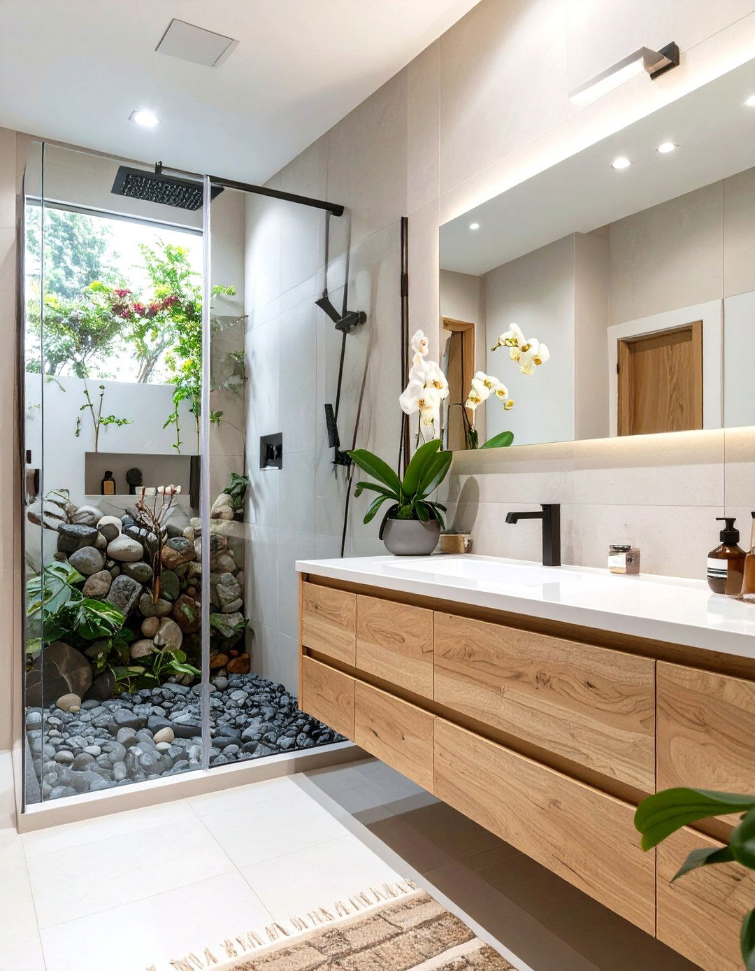 Minimalist Zen Bathroom Sanctuary - 30 design bathroom online ideas