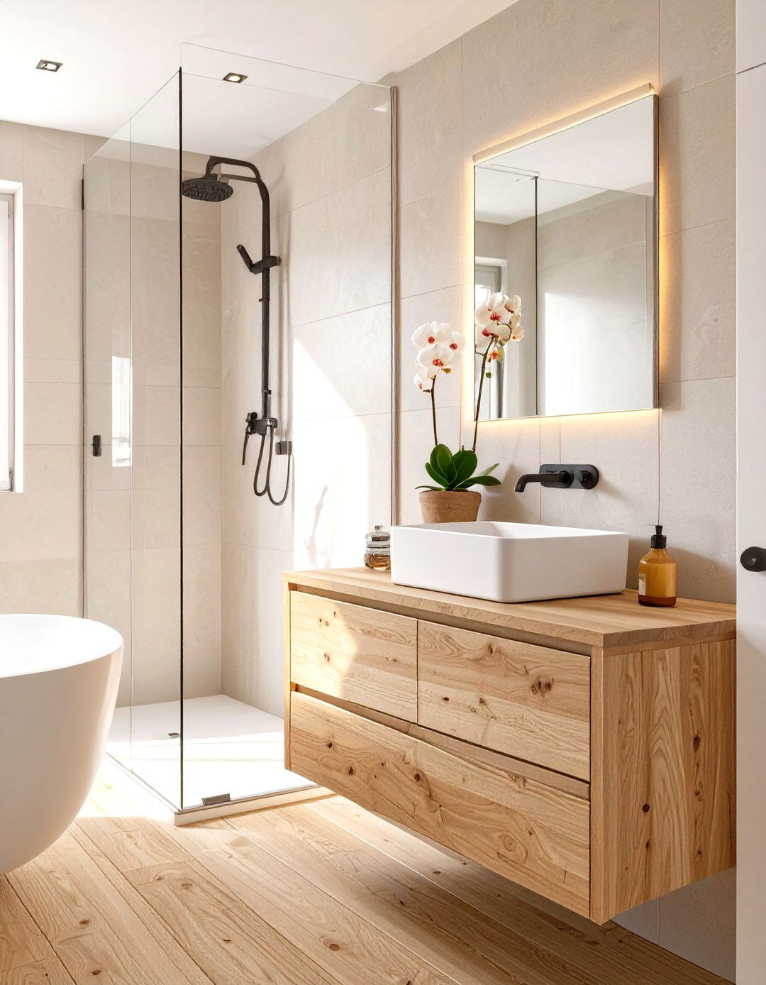 Minimalist Zen Bathroom Sanctuary - 30 ideas for bathroom remodel