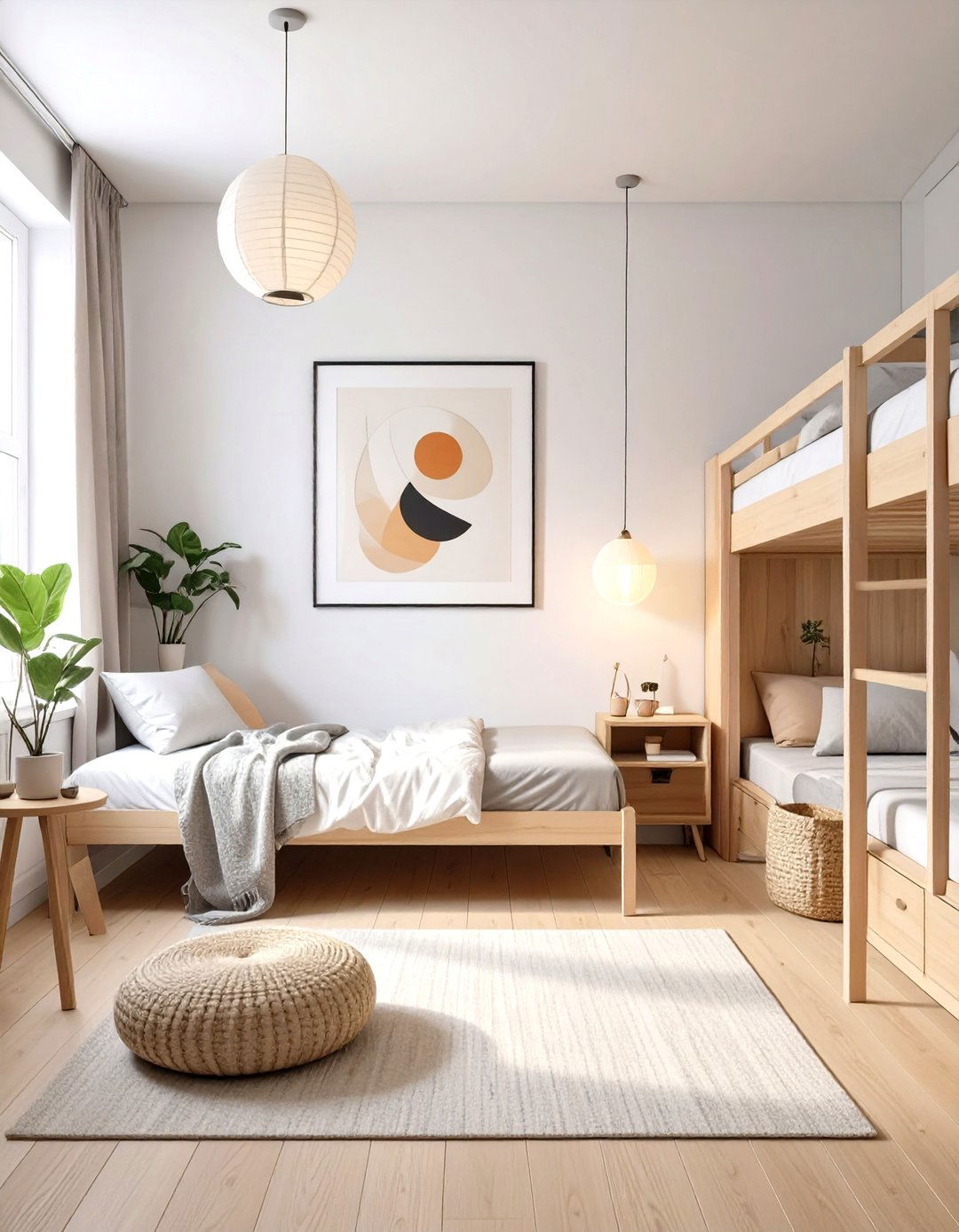 Minimalist Zen Dorm Room - 30 dorm room inspiration
