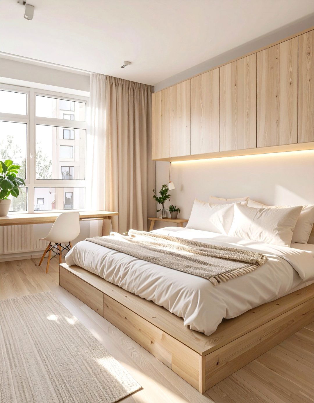 Minimalist Zen Dorm Room College - 30 colleges for interior design ideas