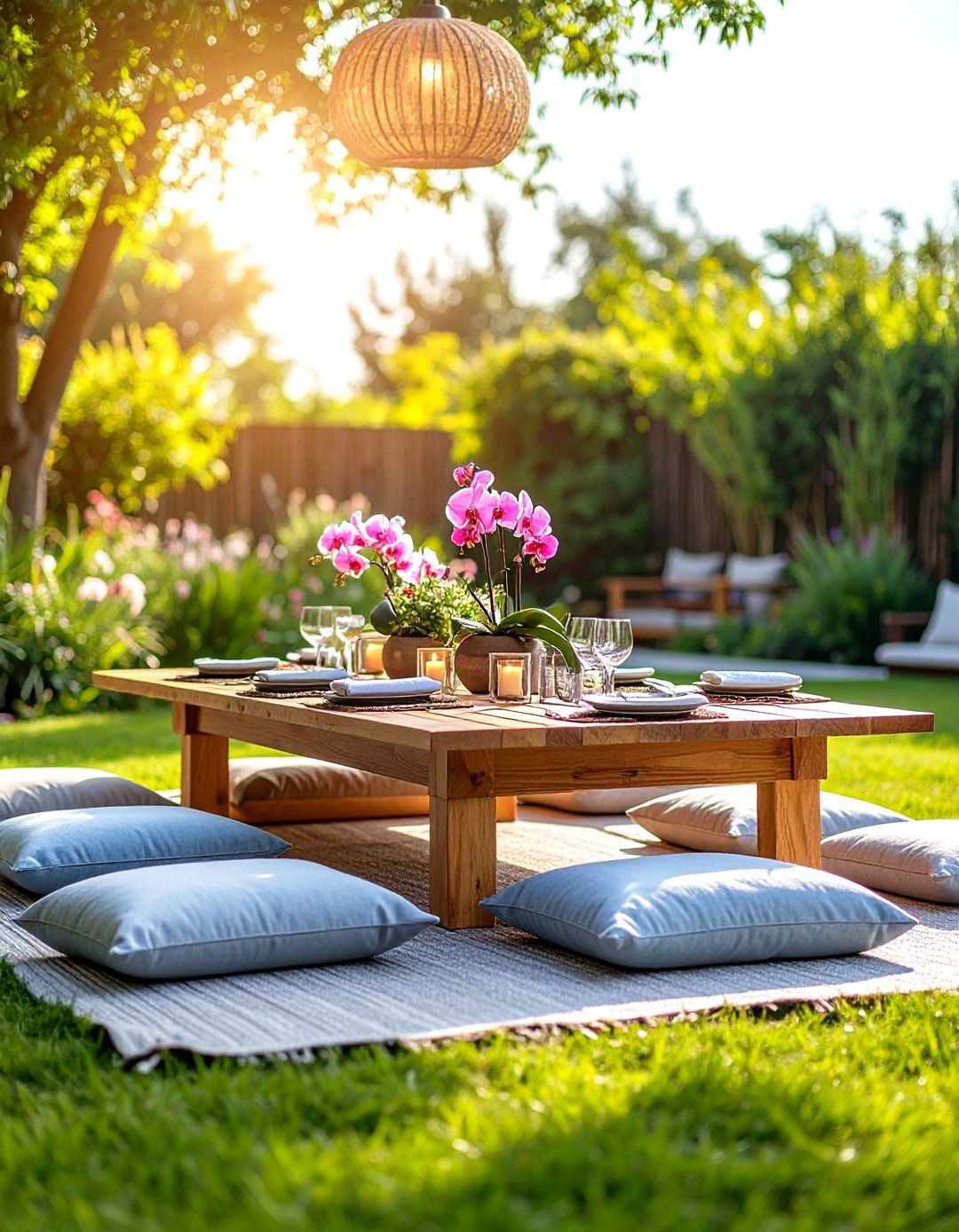 Minimalist Zen Garden Party - 30 garden party ideas