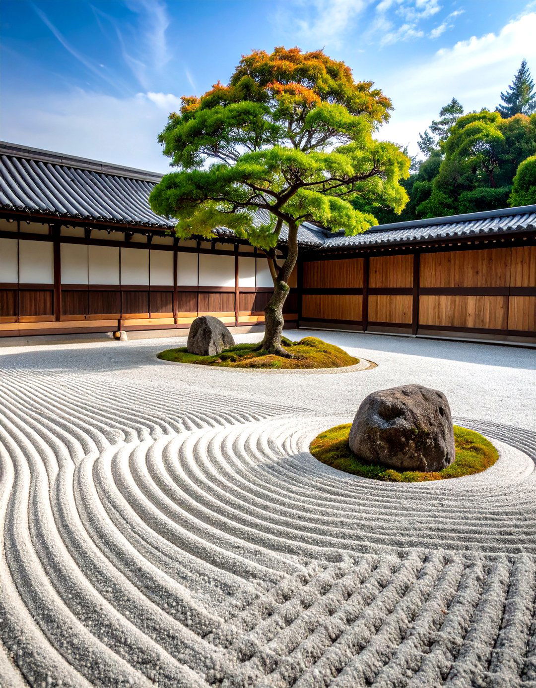 Minimalist Zen Gravel Garden - 30 gravel garden ideas