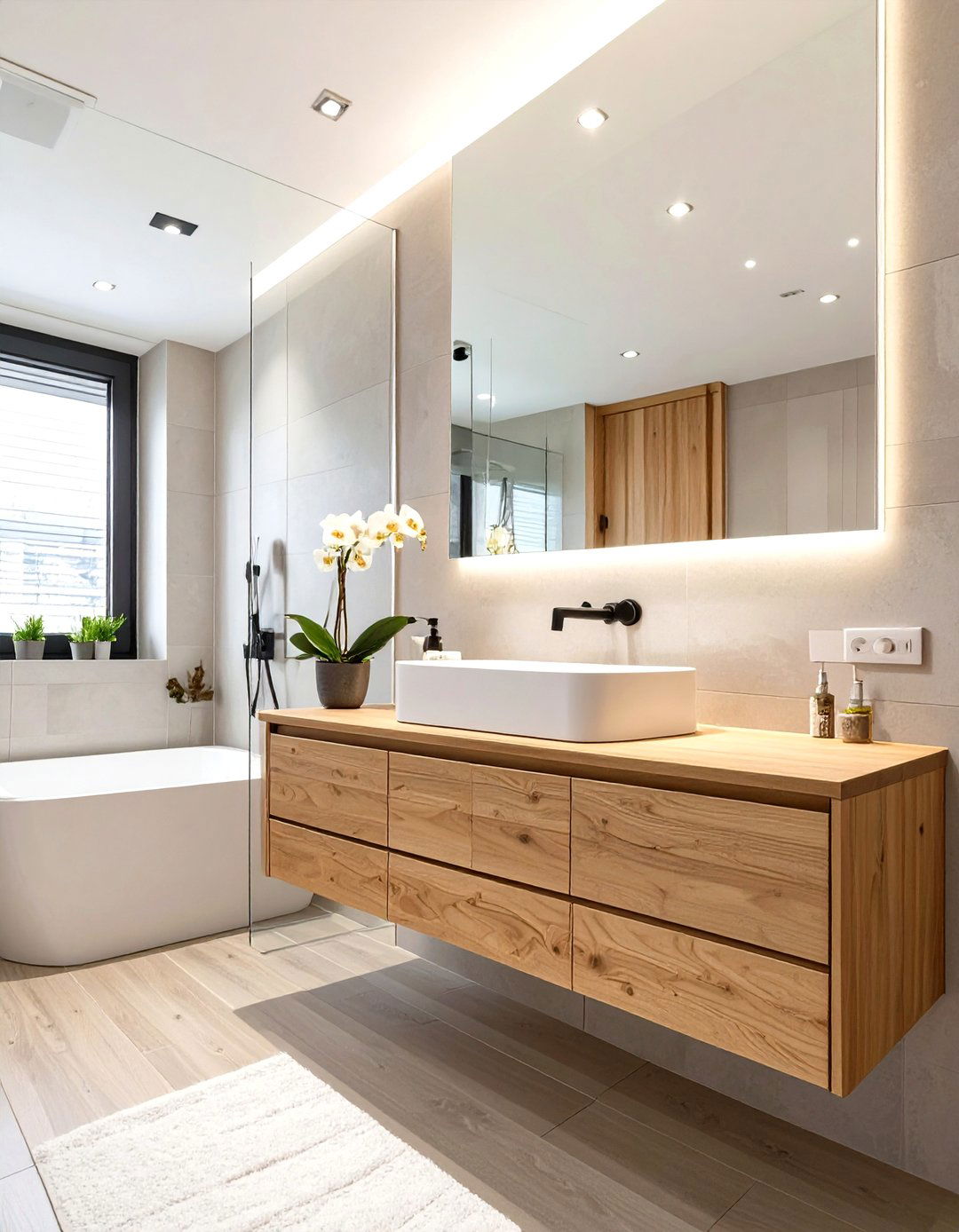 Minimalist Zen Guest Bathroom - 30 guest bathroom remodel ideas