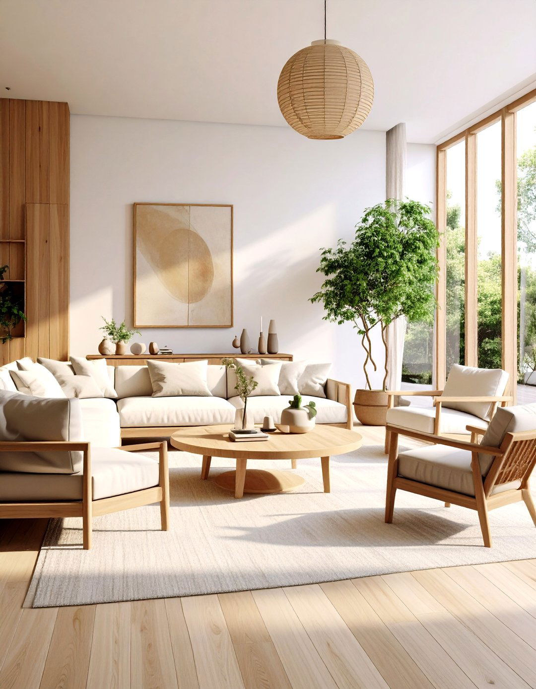Minimalist Zen Living Room - 30 decorate living room ideas
