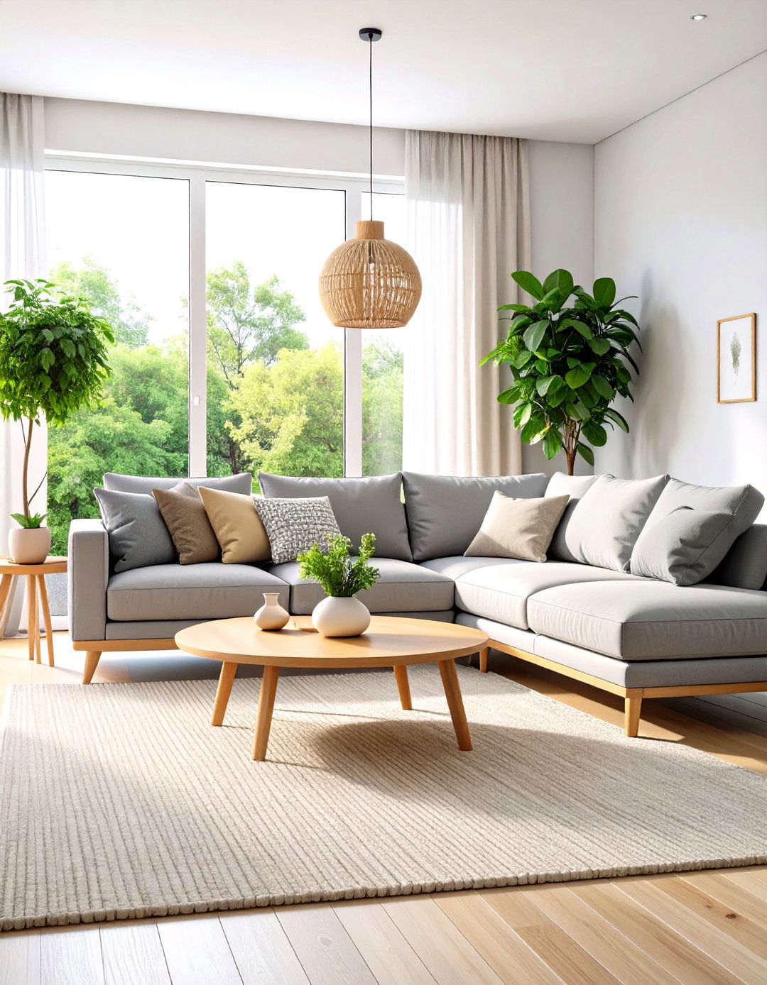 Minimalist Zen Living Room - 30 grey sofa living room ideas