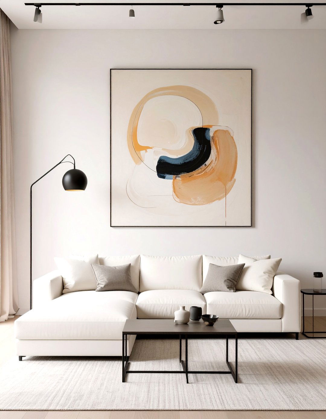 Minimalist and Uncluttered Design - 30 how to design a living room with large furniture ideas