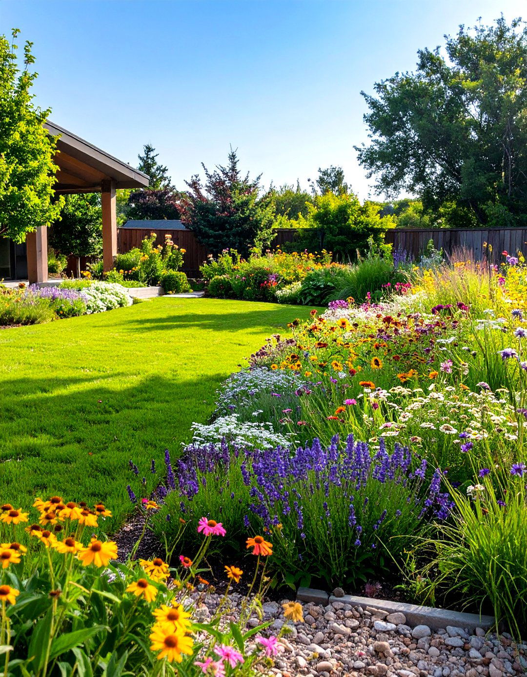 Minimizing Lawn Area - 30 sustainable garden design ideas