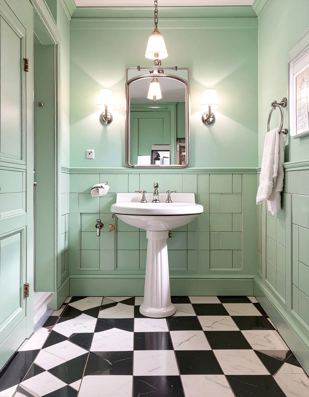 Mint Green Bathroom - 30 bathroom paint ideas