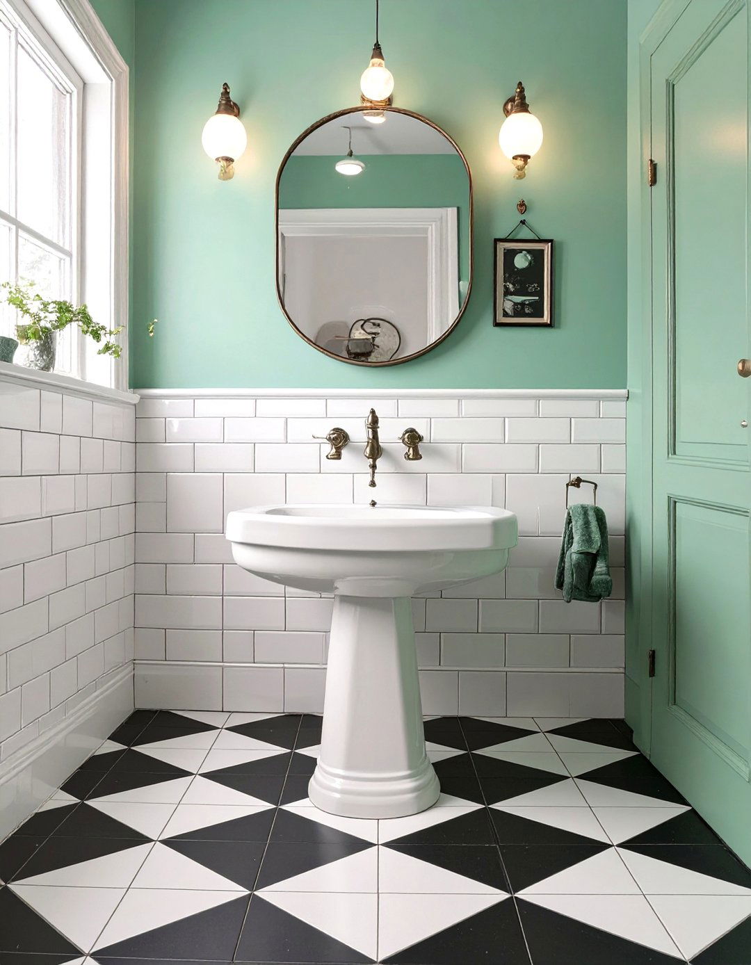 Mint Green Bathroom - 30 bathroom paint color ideas