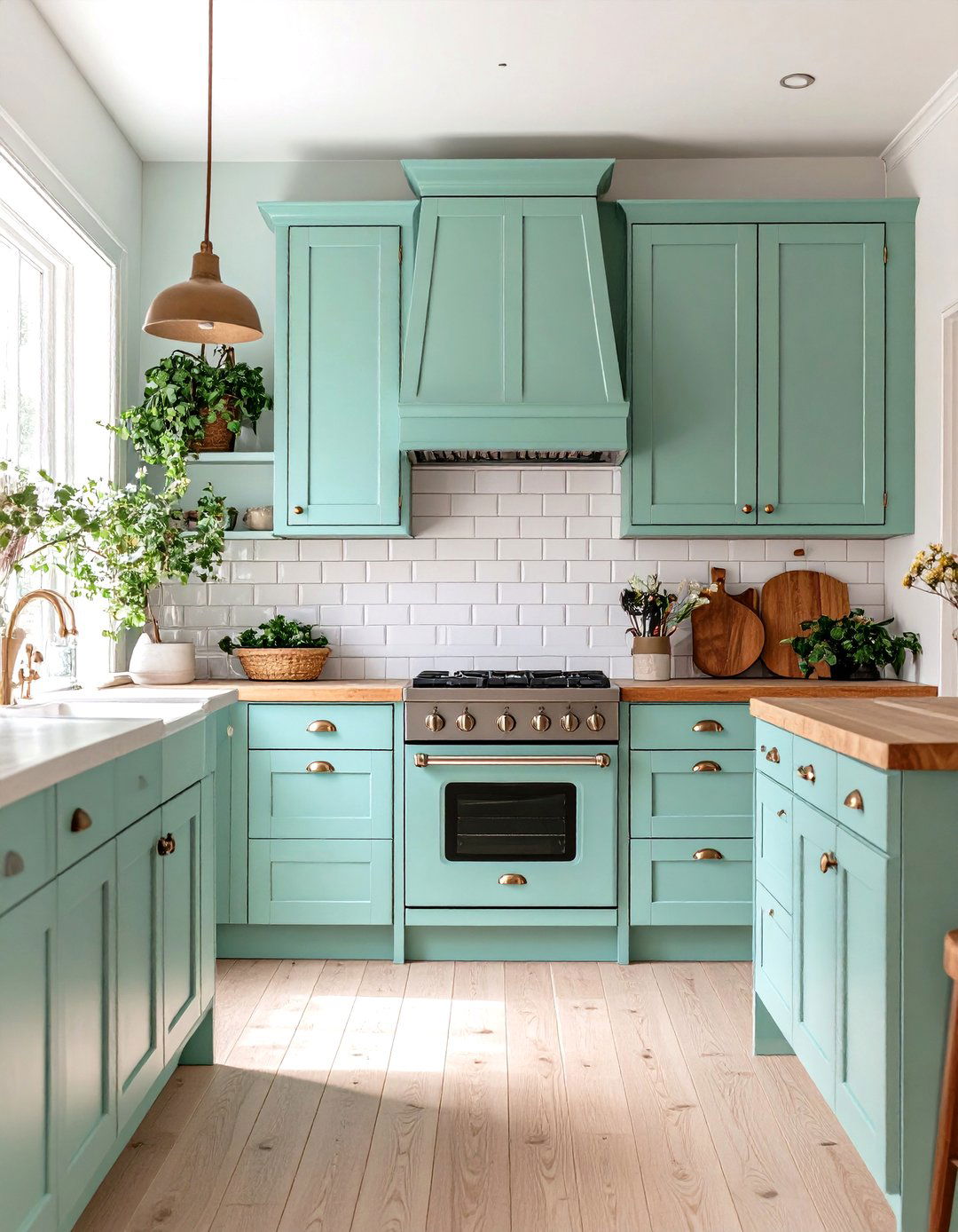 Mint Green Kitchen Cabinets - 30 kitchen cabinet colors ideas